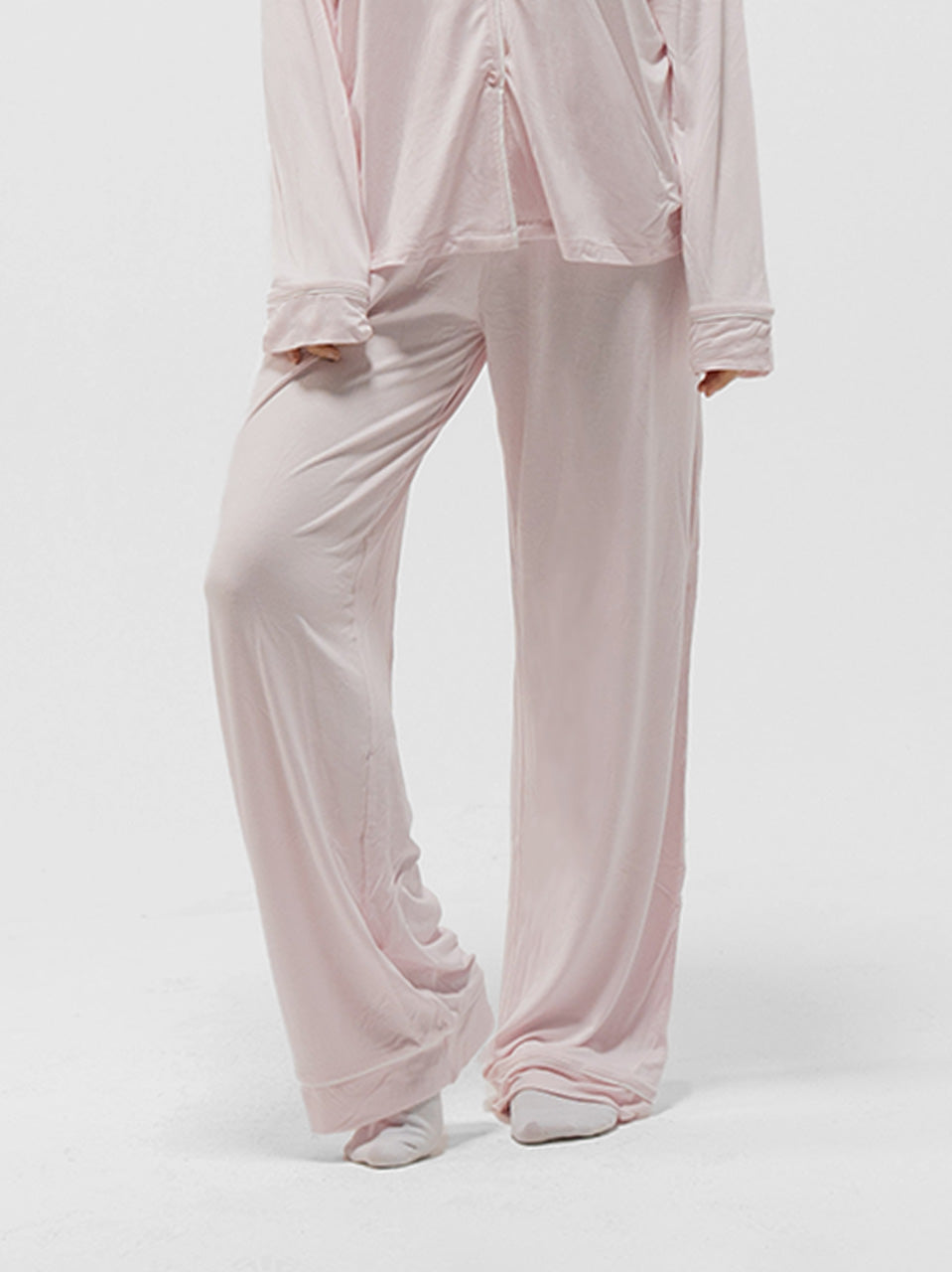 PIPED LONG SLEEVE & PANTS SET