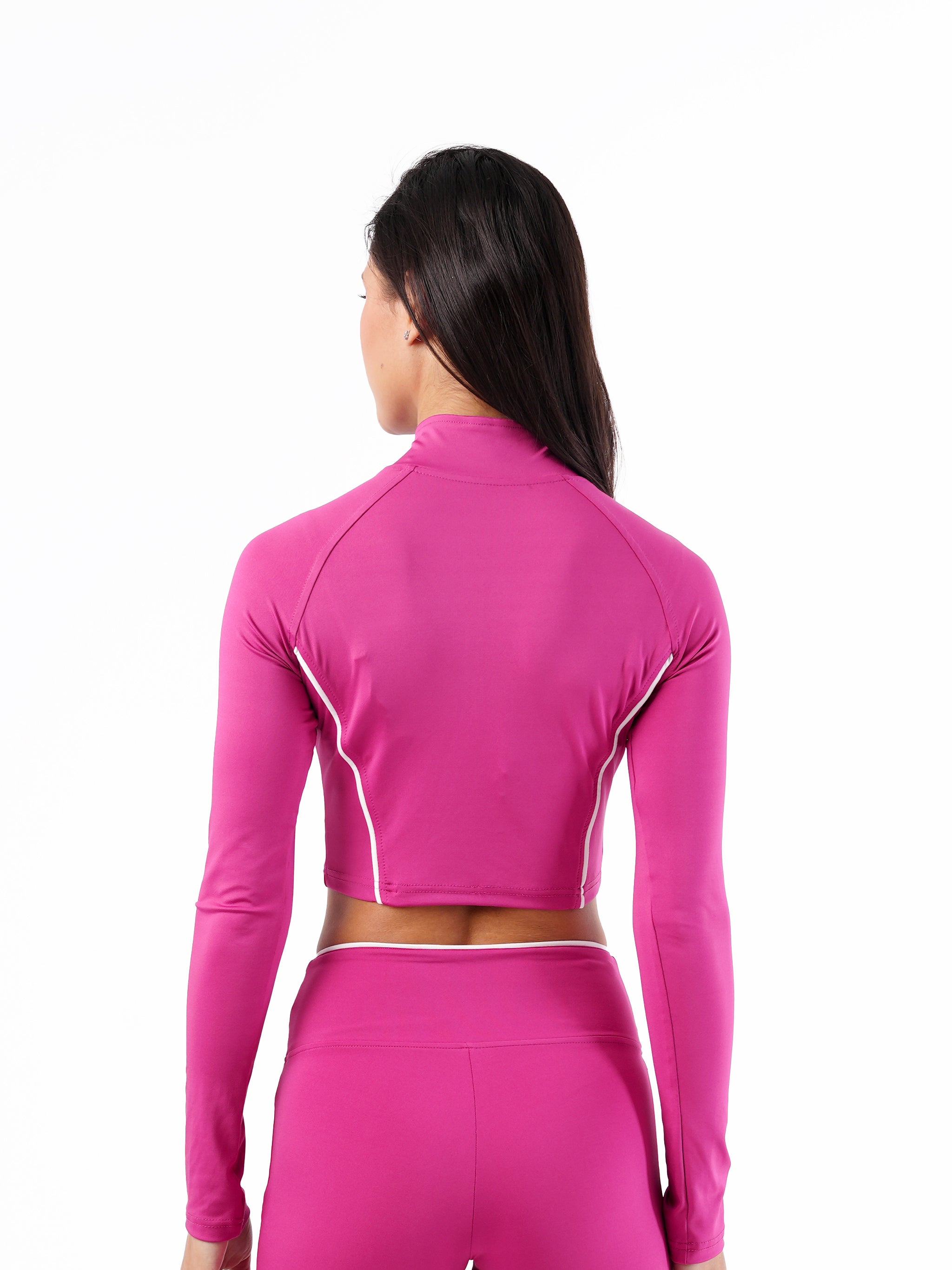 MOVE PIPED CROPPED QUARTER SCULPT JACKET