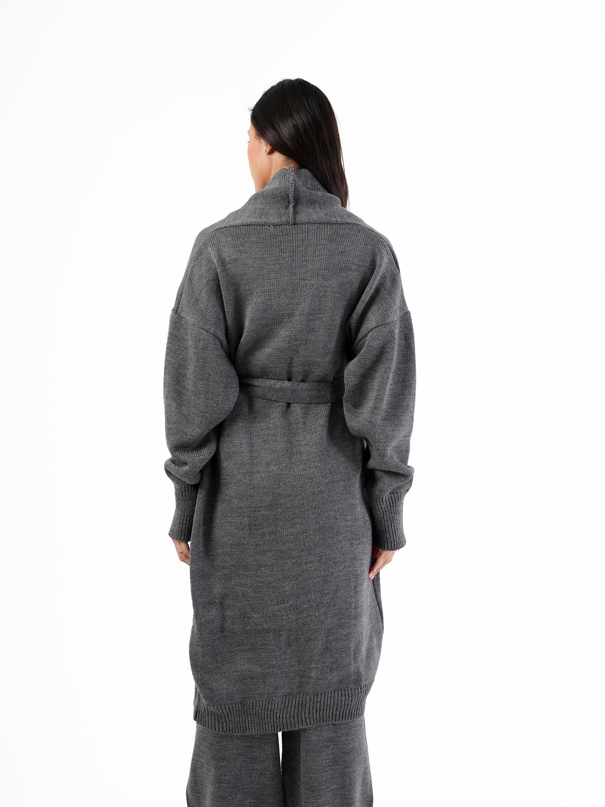 KNIT LONG CARDIGAN