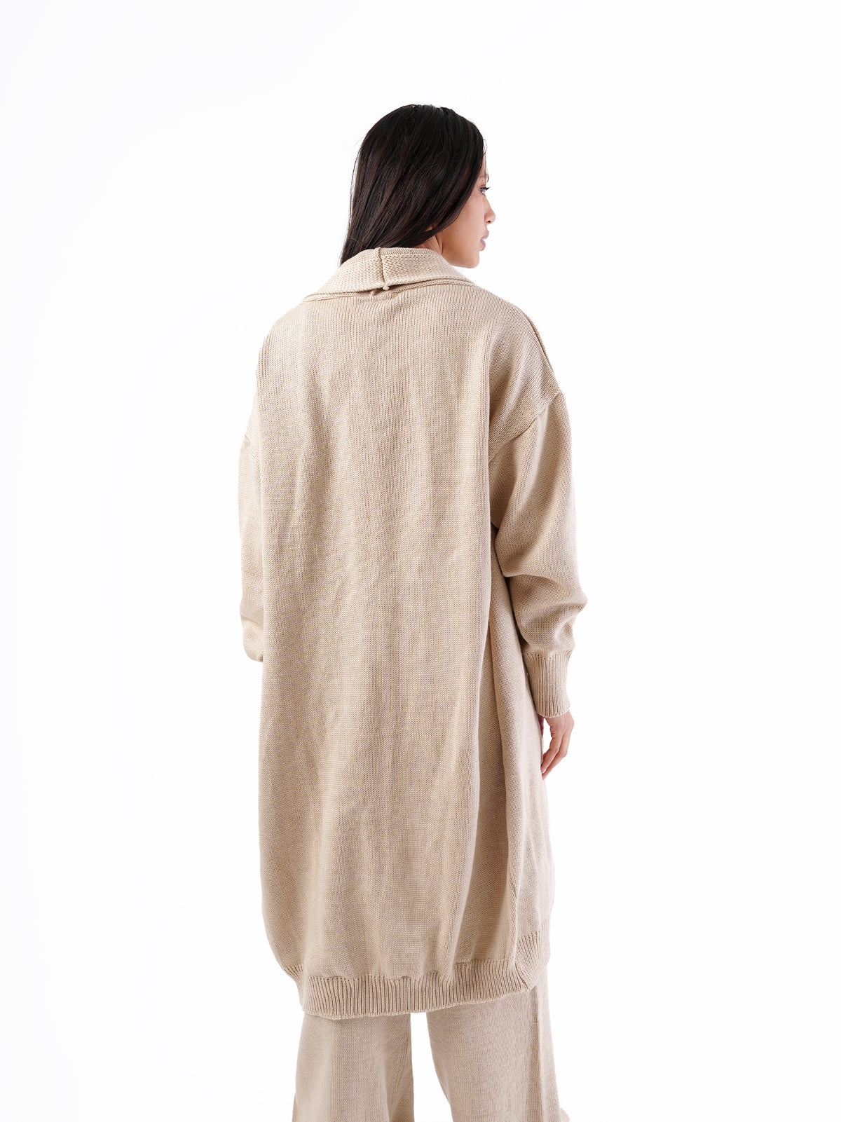 KNIT LONG CARDIGAN