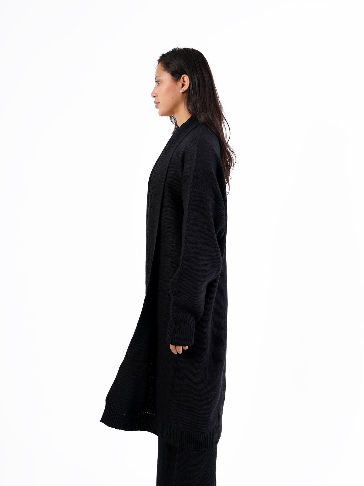 KNIT LONG CARDIGAN