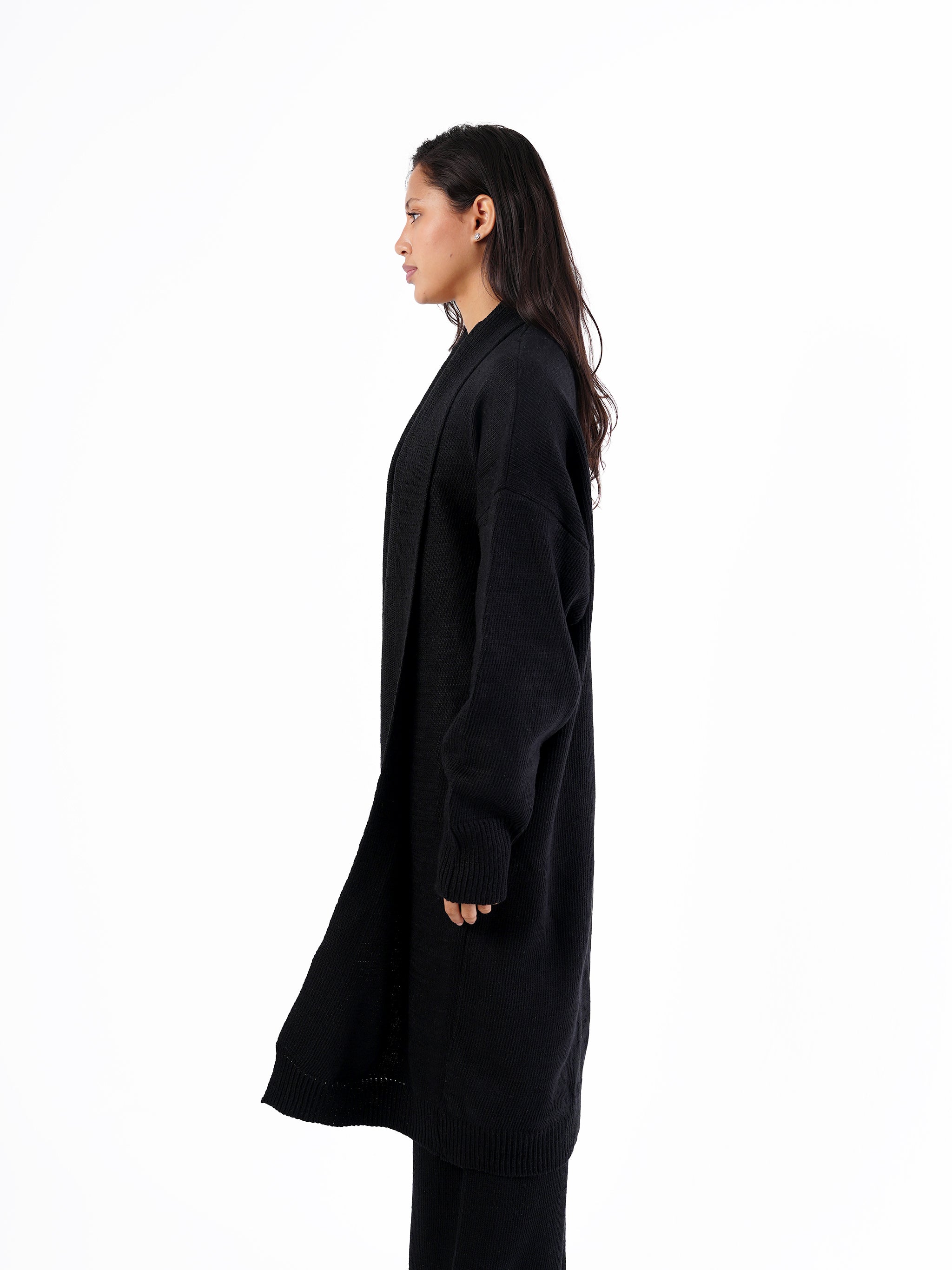 KNIT LONG CARDIGAN