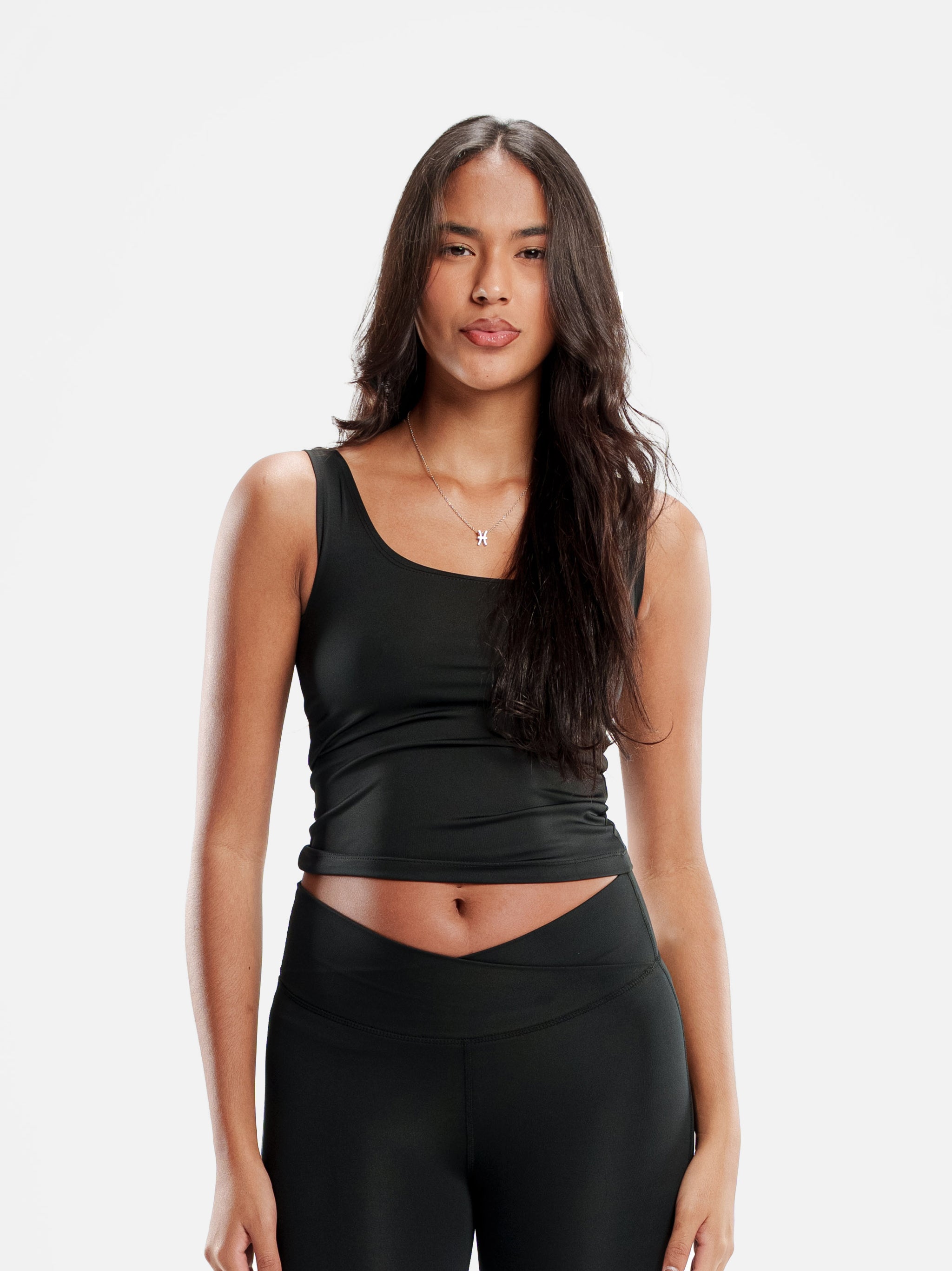 BLACK MOVE TANK TOP