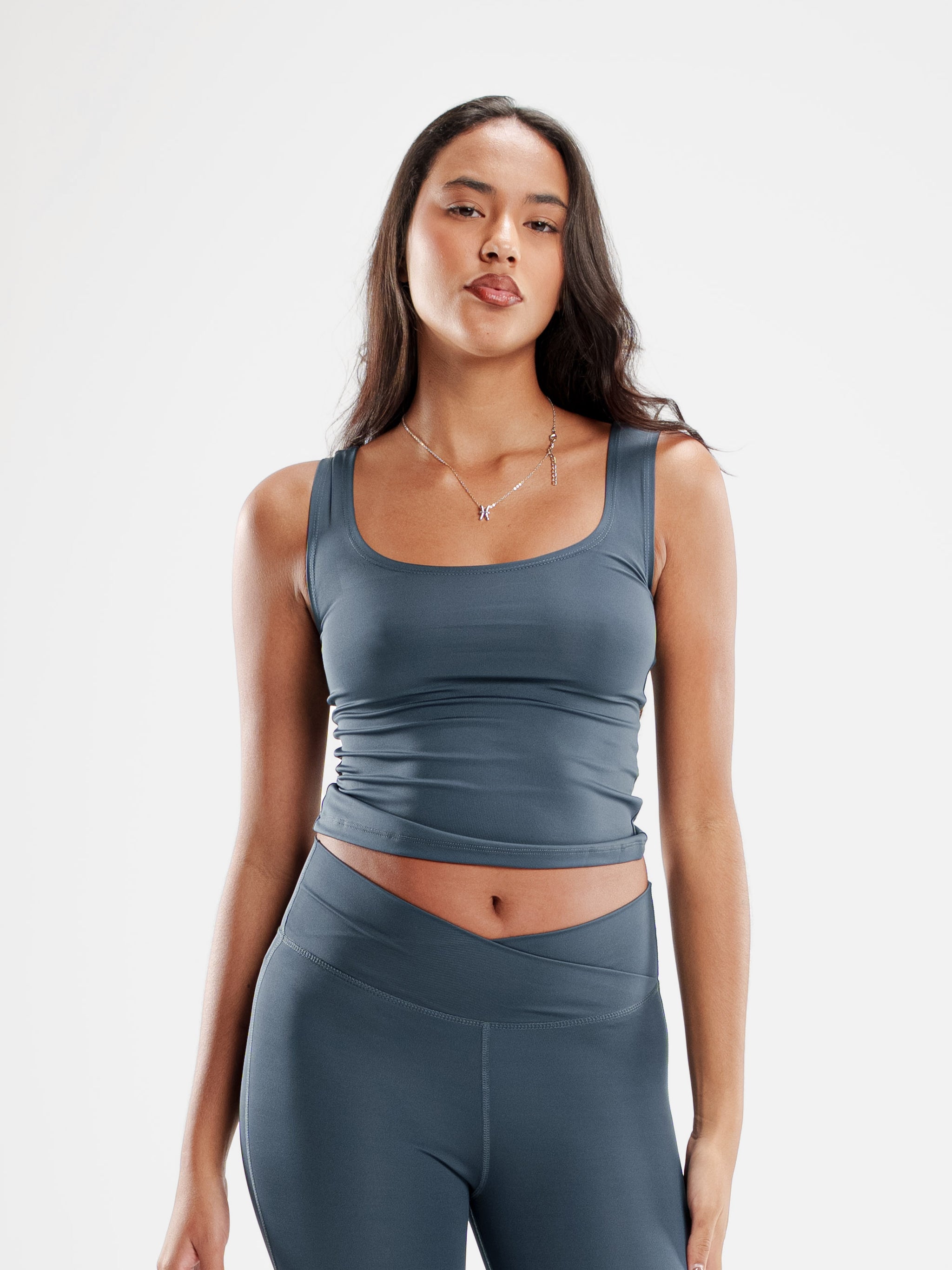 CHARCOAL MOVE TANK TOP