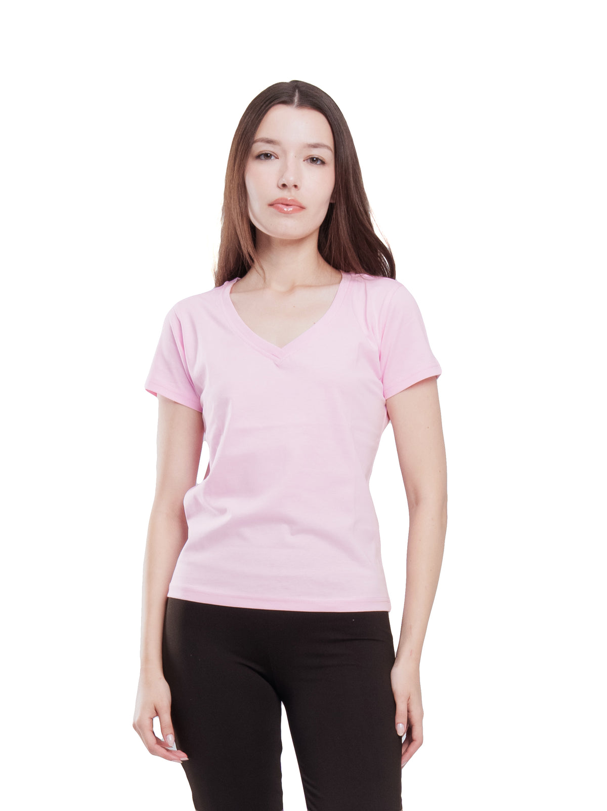 RELAXED FIT V-NECK TEE