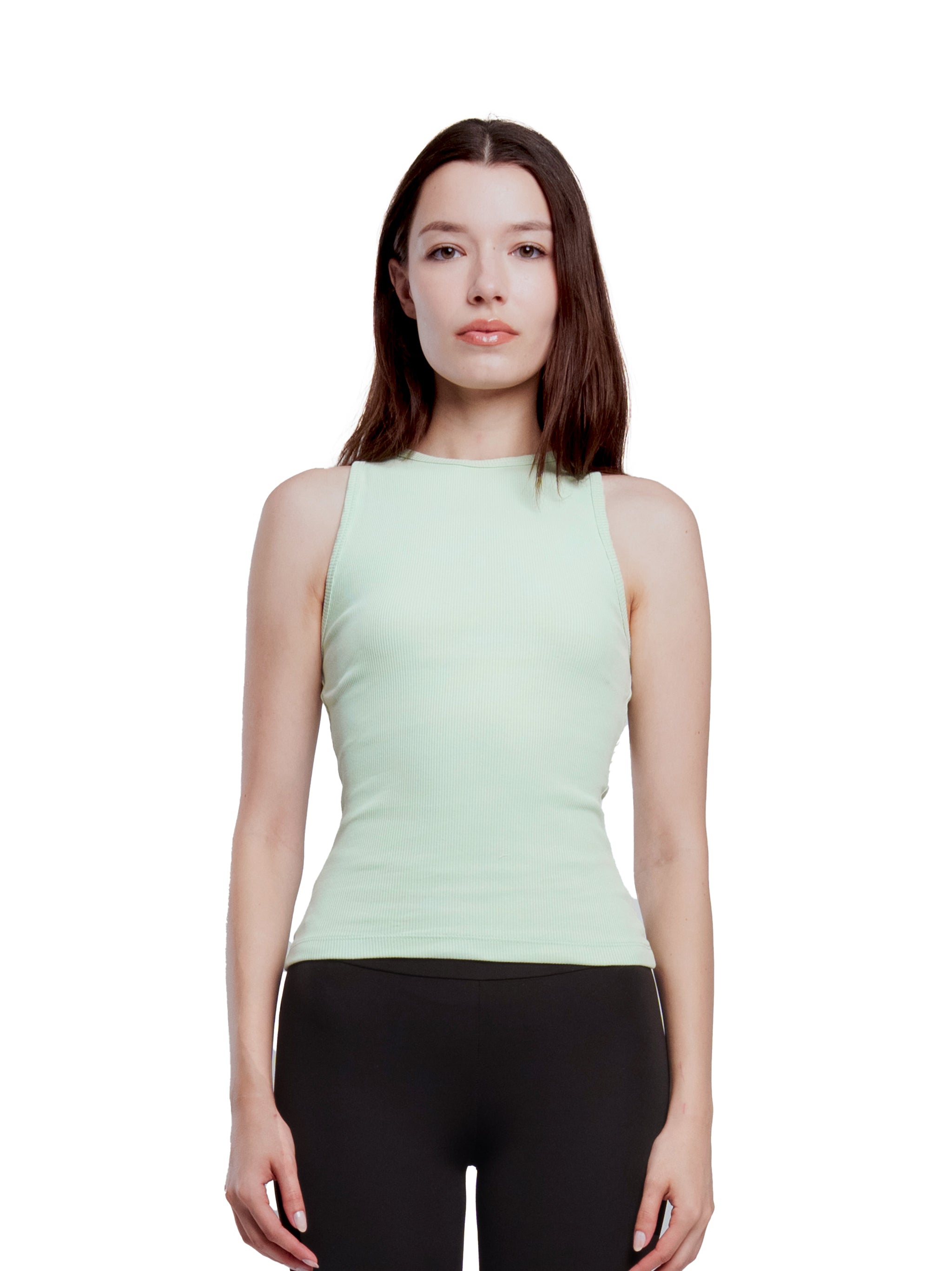 MINT GREEN CREWNECK TANK TOP