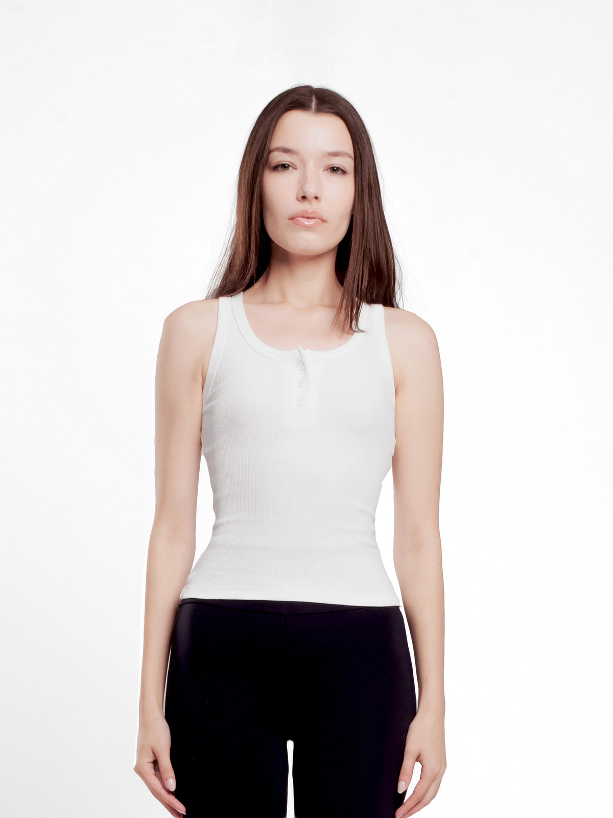 BUTTON UP TANK TOP