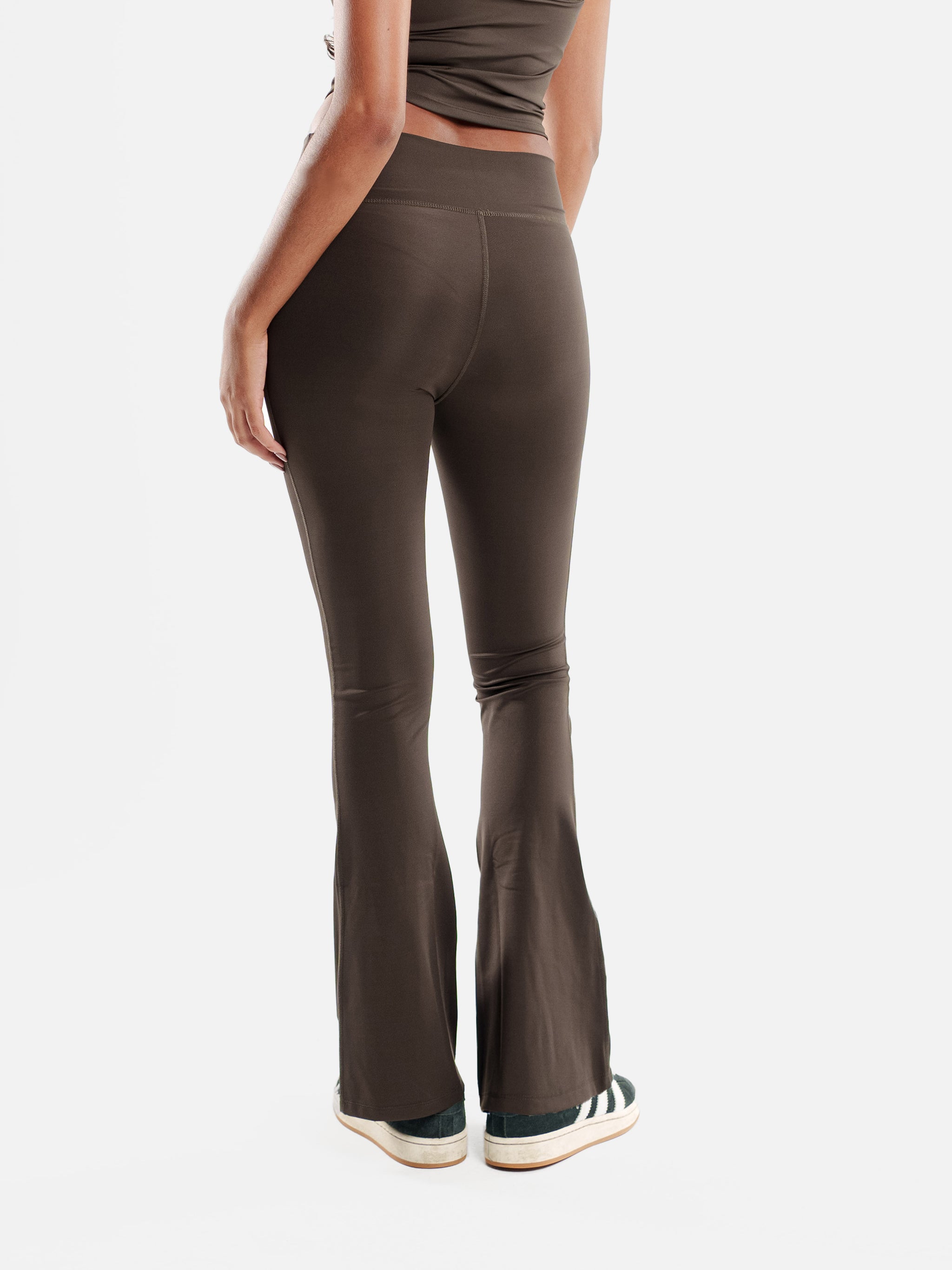 BROWN MOVE CROSSOVER YOGA PANTS