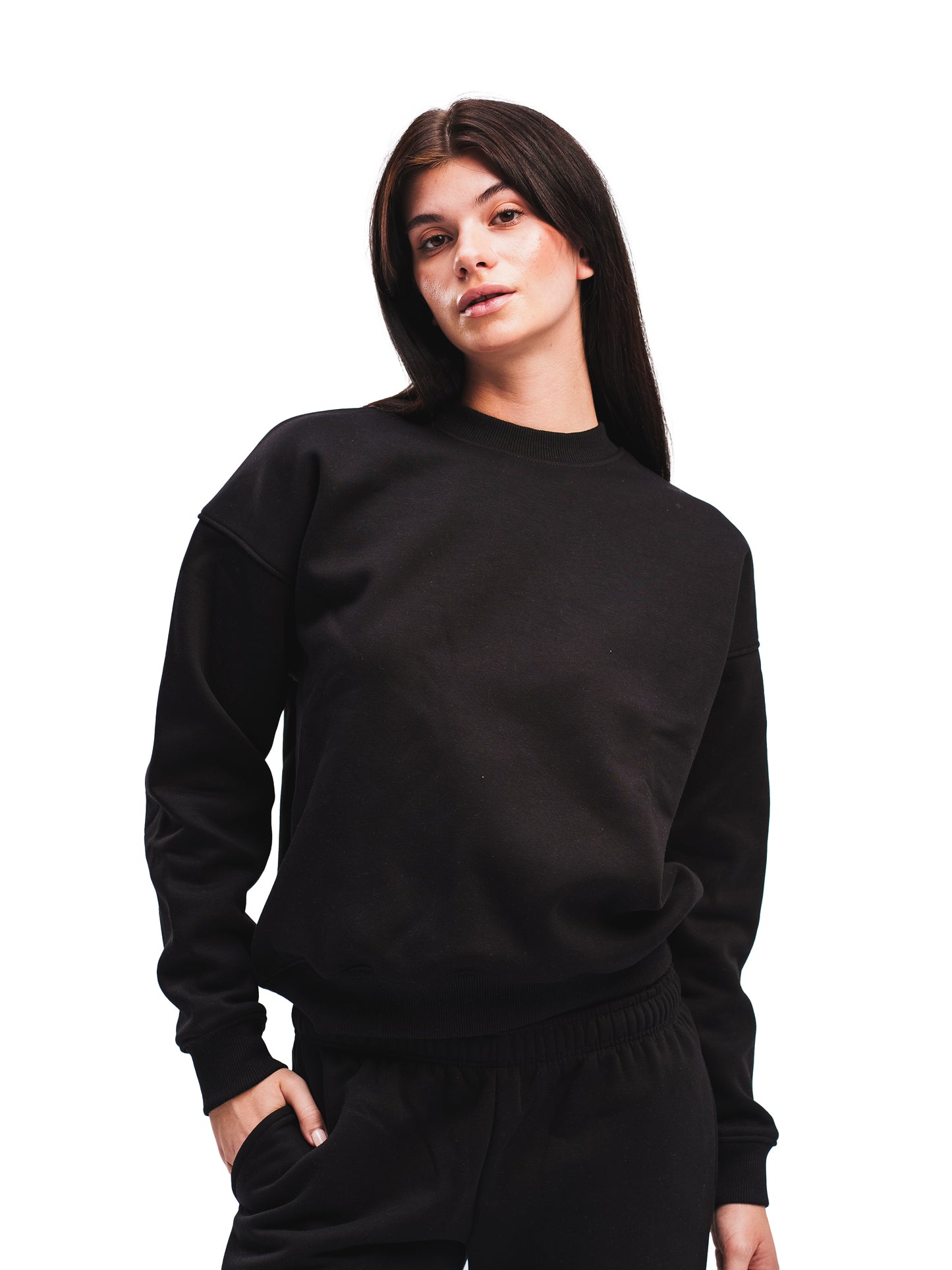 BLACK CREWNECK