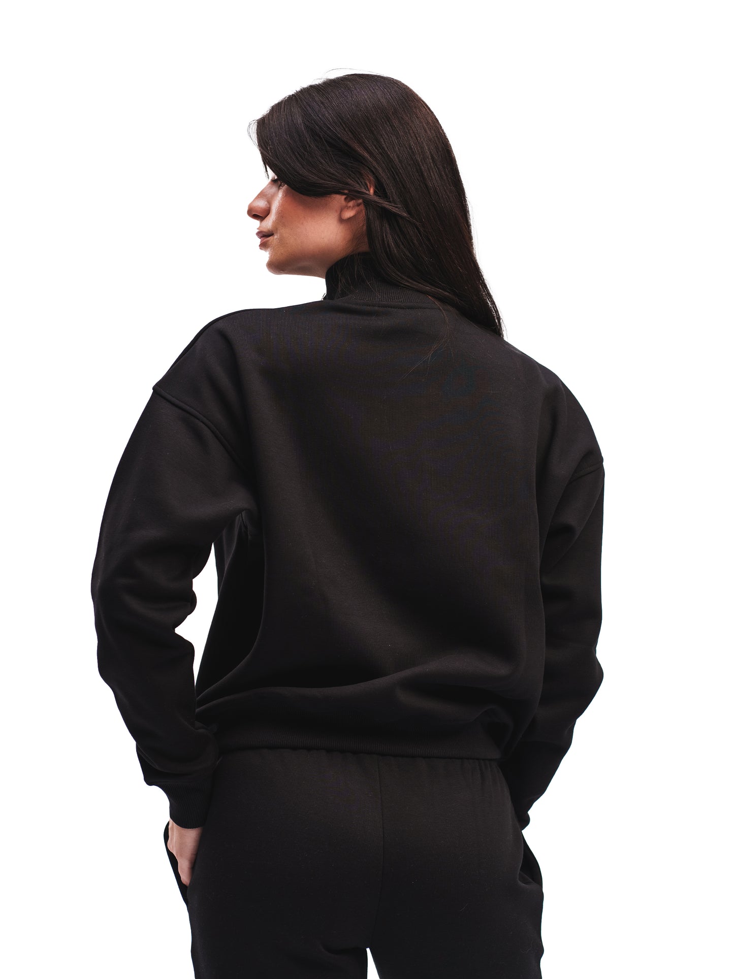 BLACK QUARTER ZIP