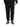 BLACK ELASTIC HEM SWEATPANTS