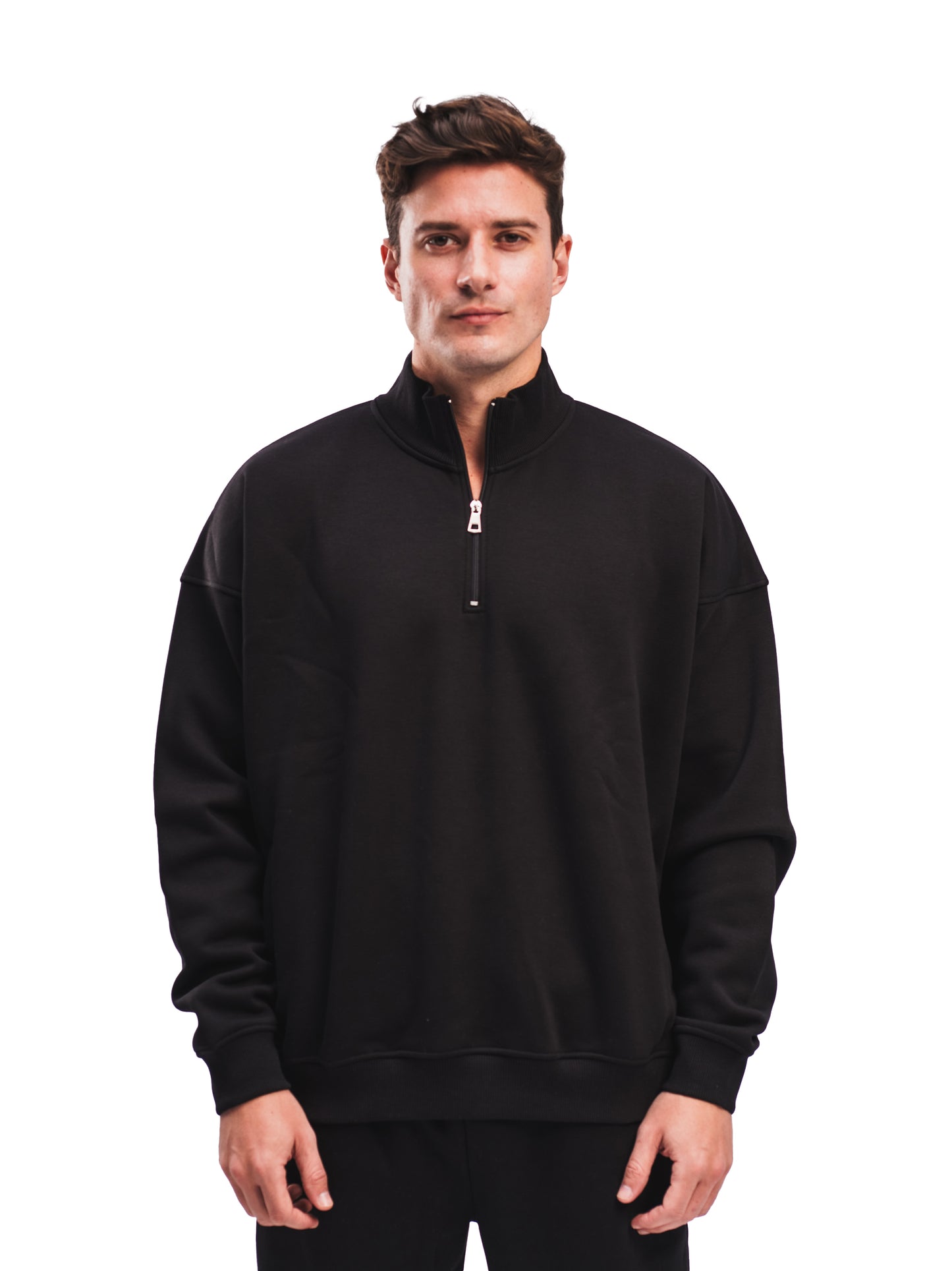 BLACK QUARTER ZIP