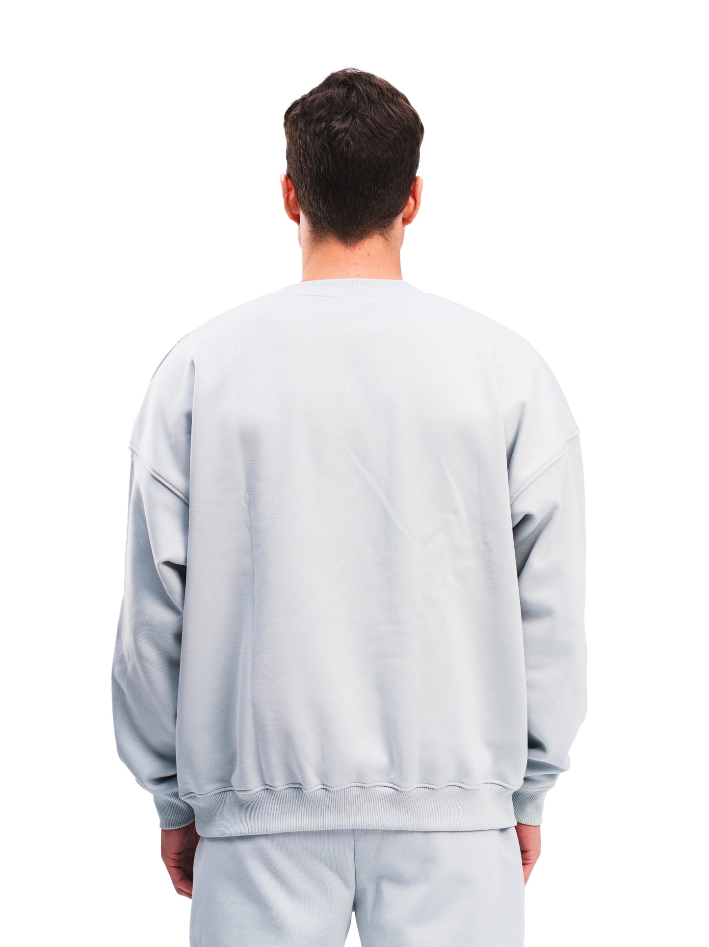 BLUE GREY CREWNECK