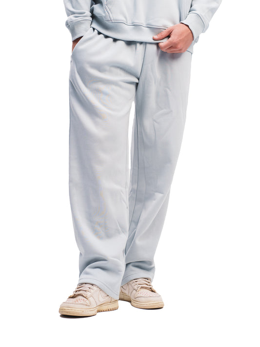 BLUE GREY STRAIGHT LEG SWEATPANTS