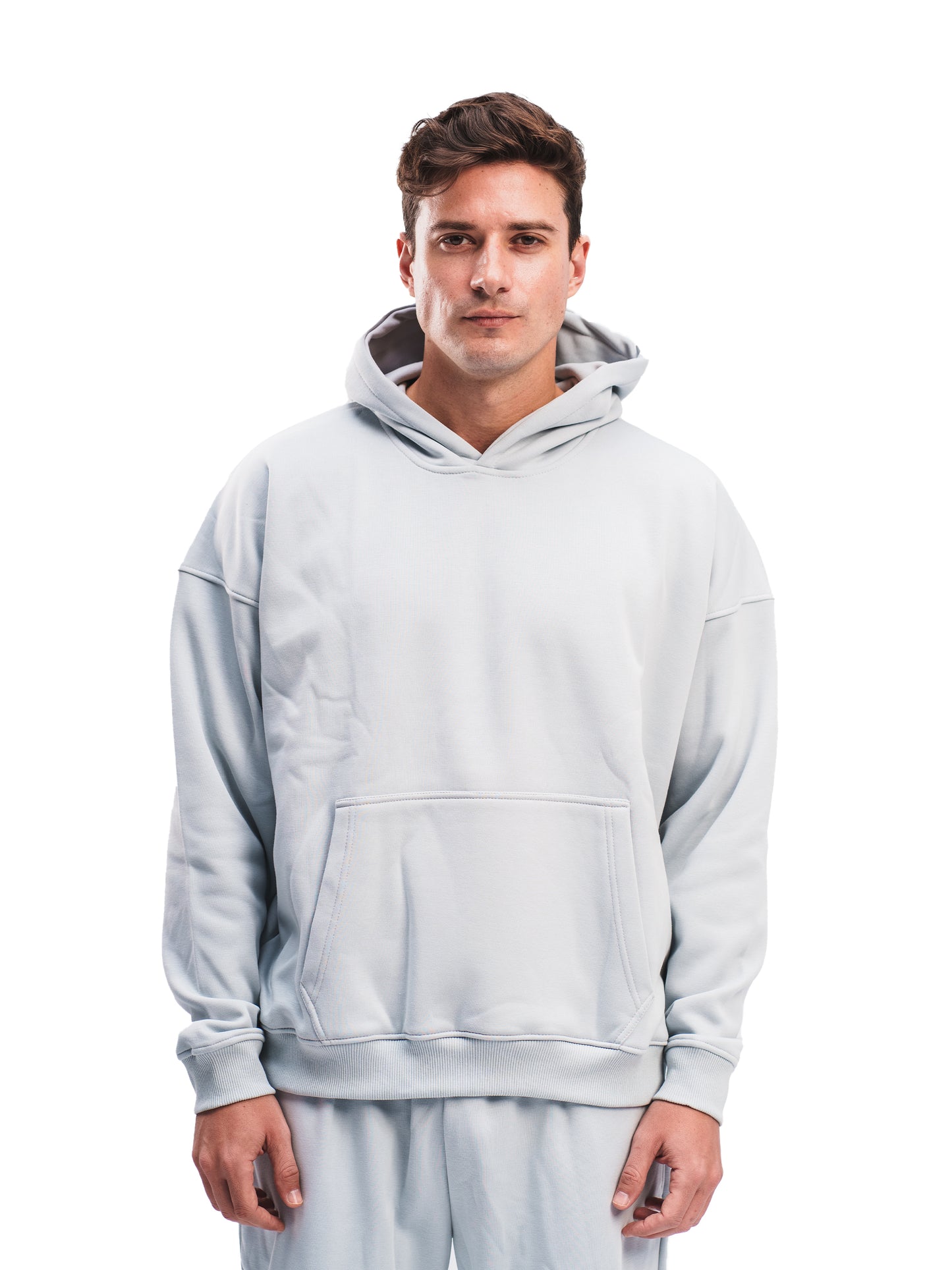 BLUE GREY HOODIE