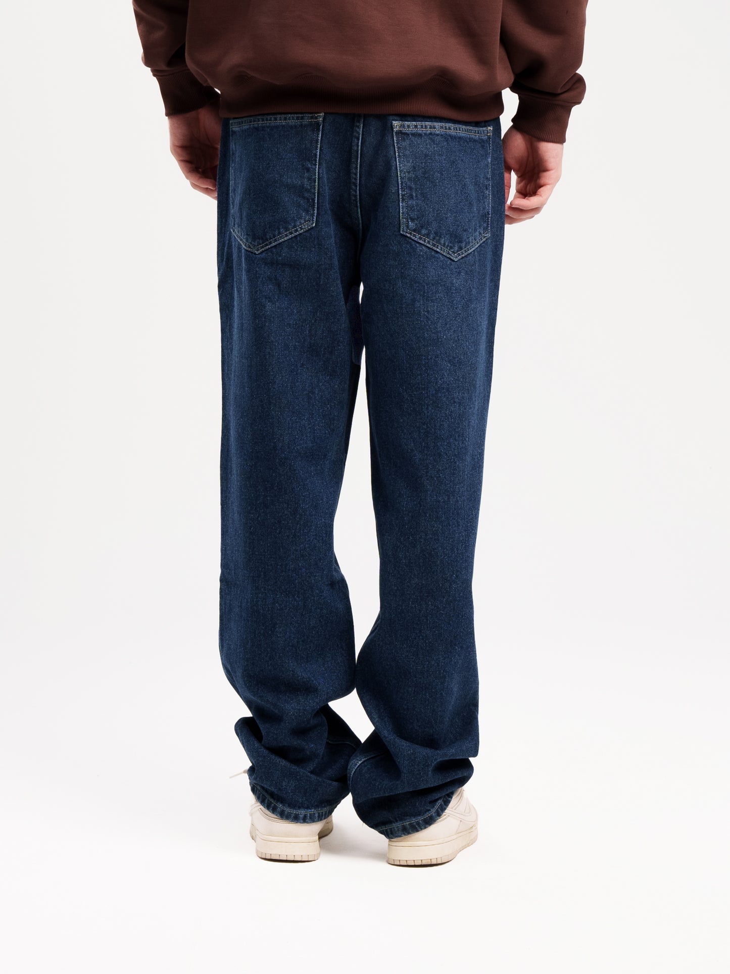 DARK BLUE BAGGY MEN'S JEANS