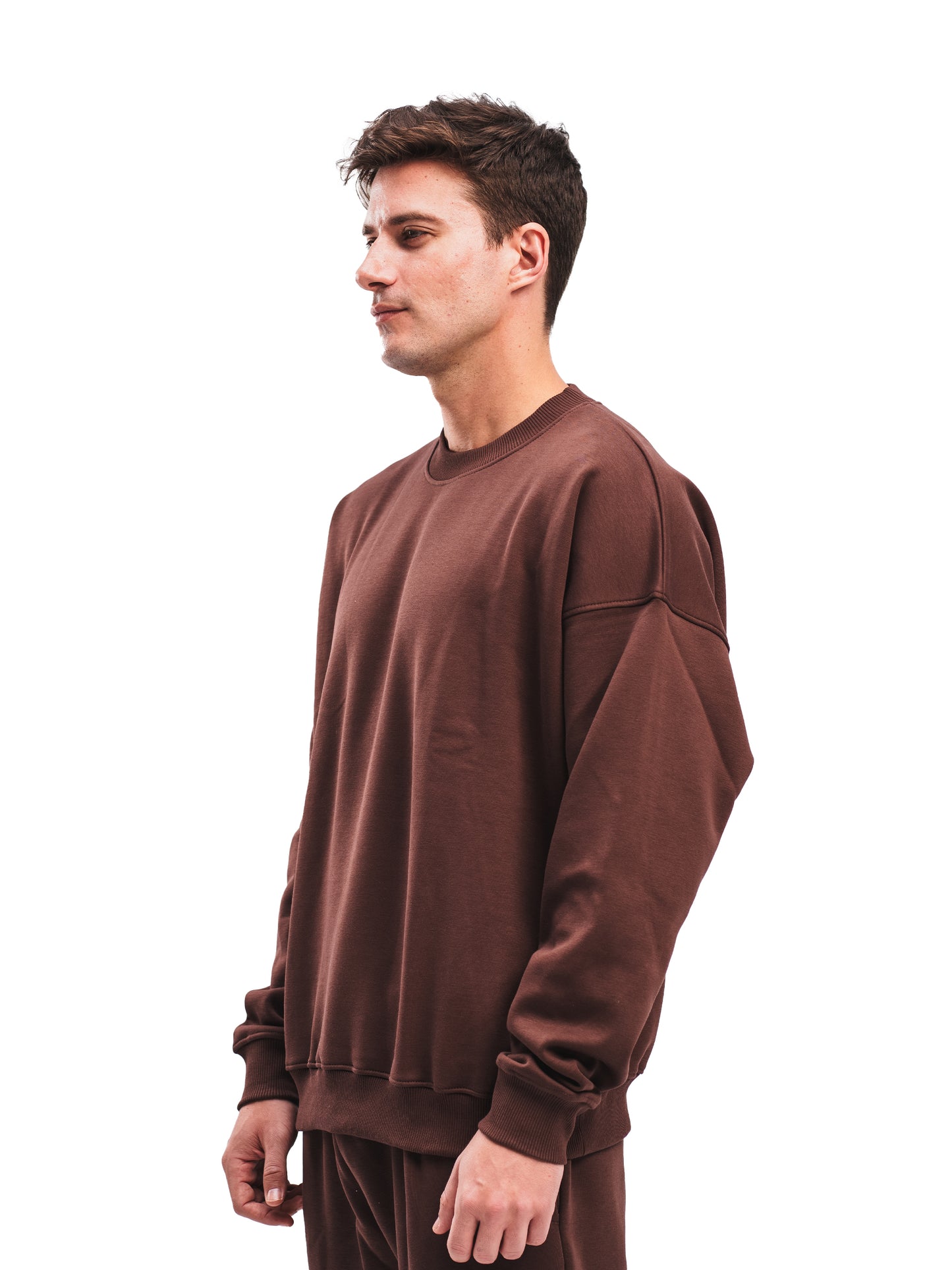 ESPRESSO BROWN CREWNECK