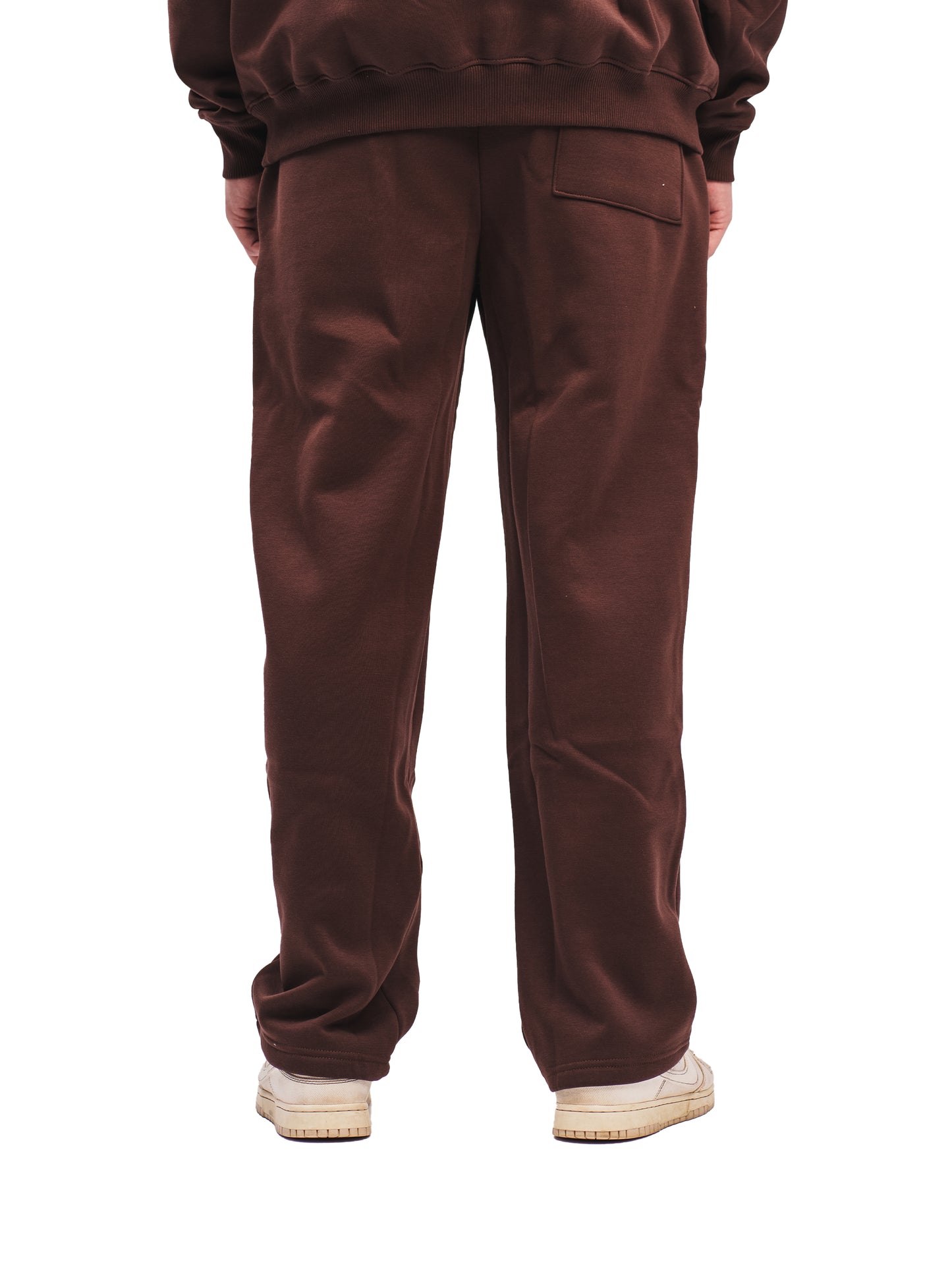 ESPRESSO BROWN STRAIGHT LEG SWEATPANTS