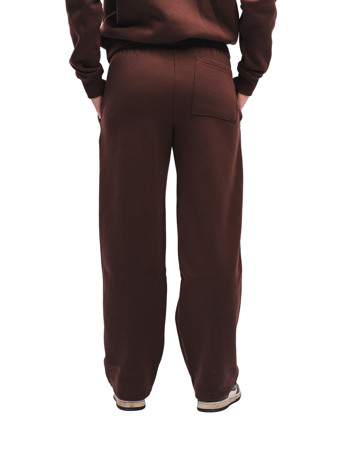 ESPRESSO BROWN STRAIGHT LEG SWEATPANTS