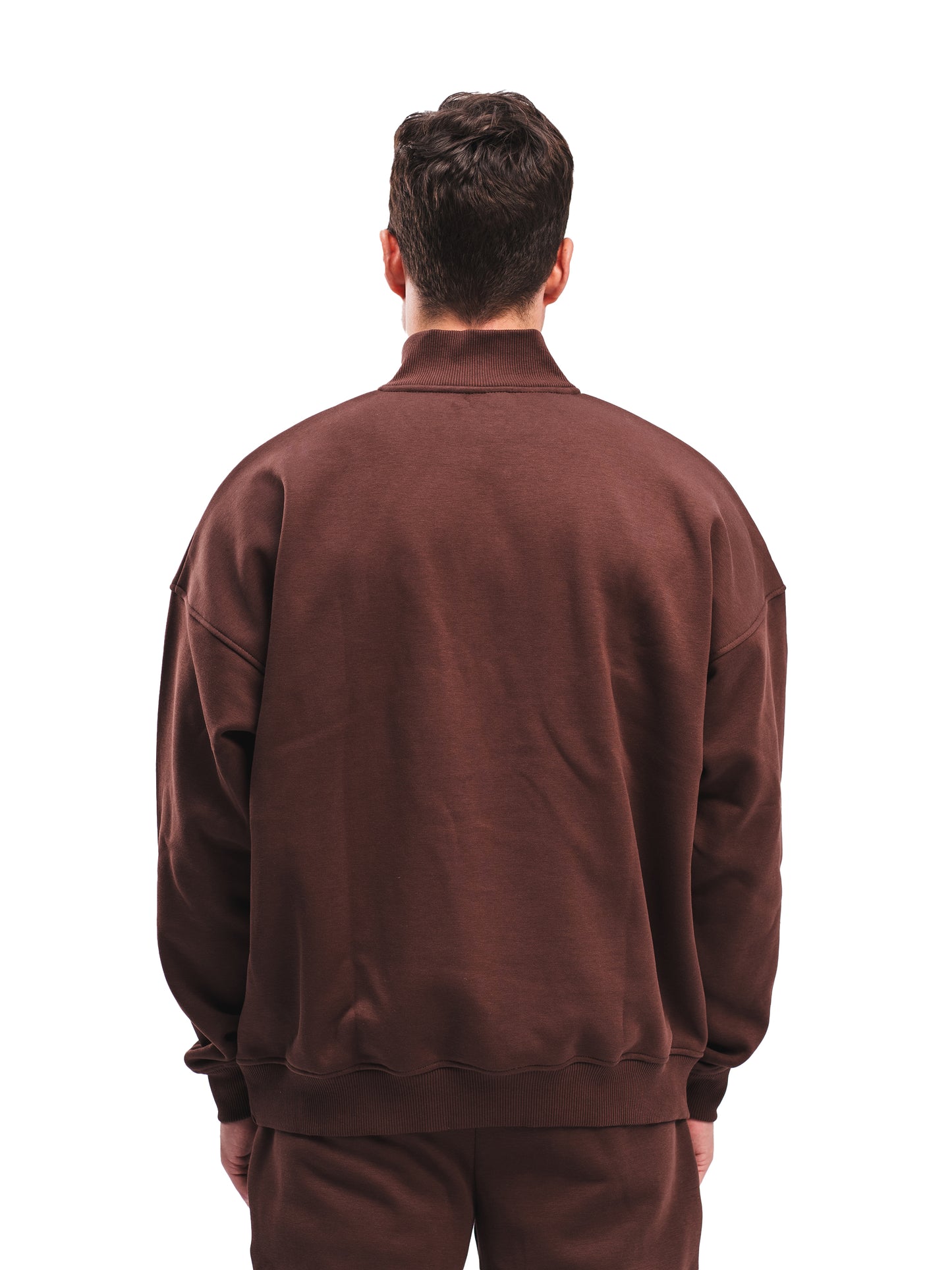 ESPRESSO BROWN QUARTER ZIP