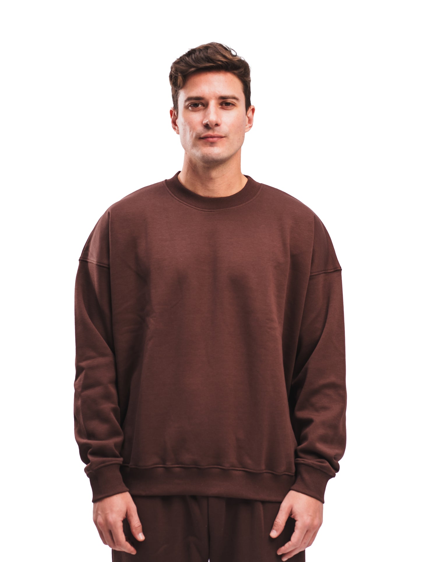 ESPRESSO BROWN CREWNECK