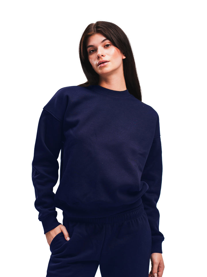 NAVY CREWNECK