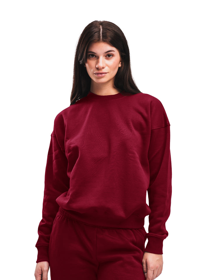 BURGUNDY CREWNECK