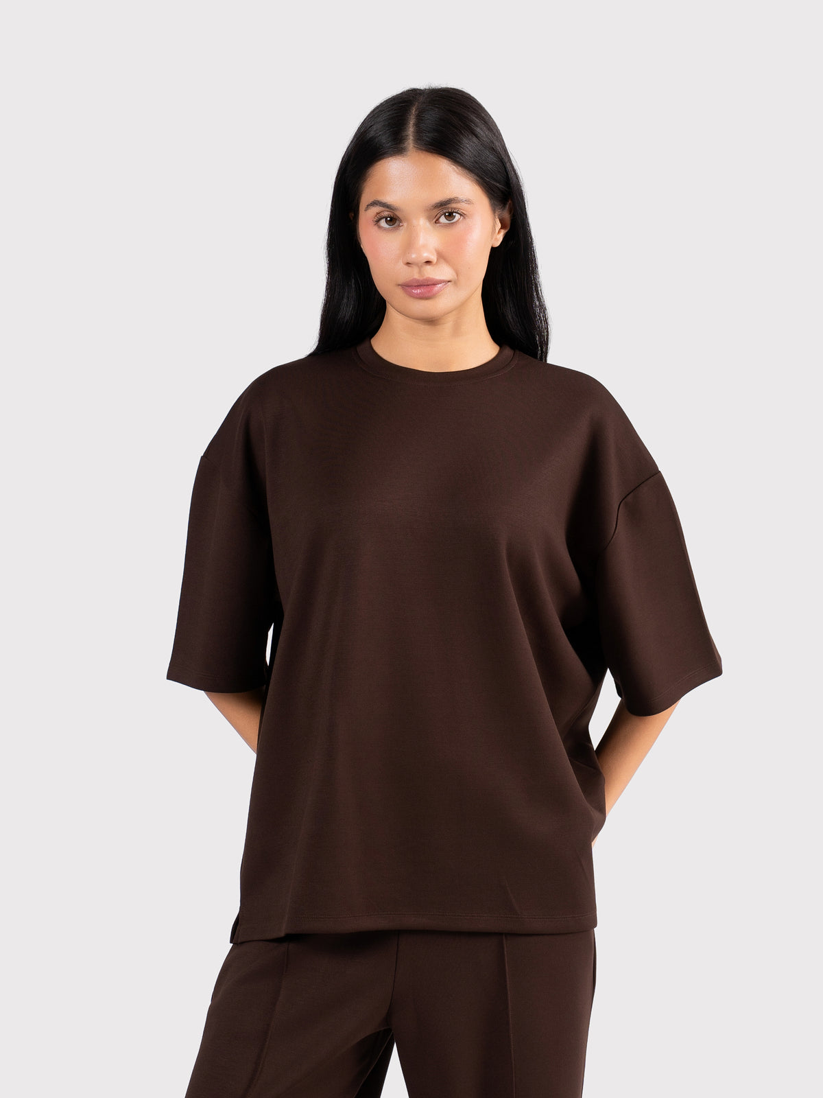 BREATHABLE T-SHIRT BROWN
