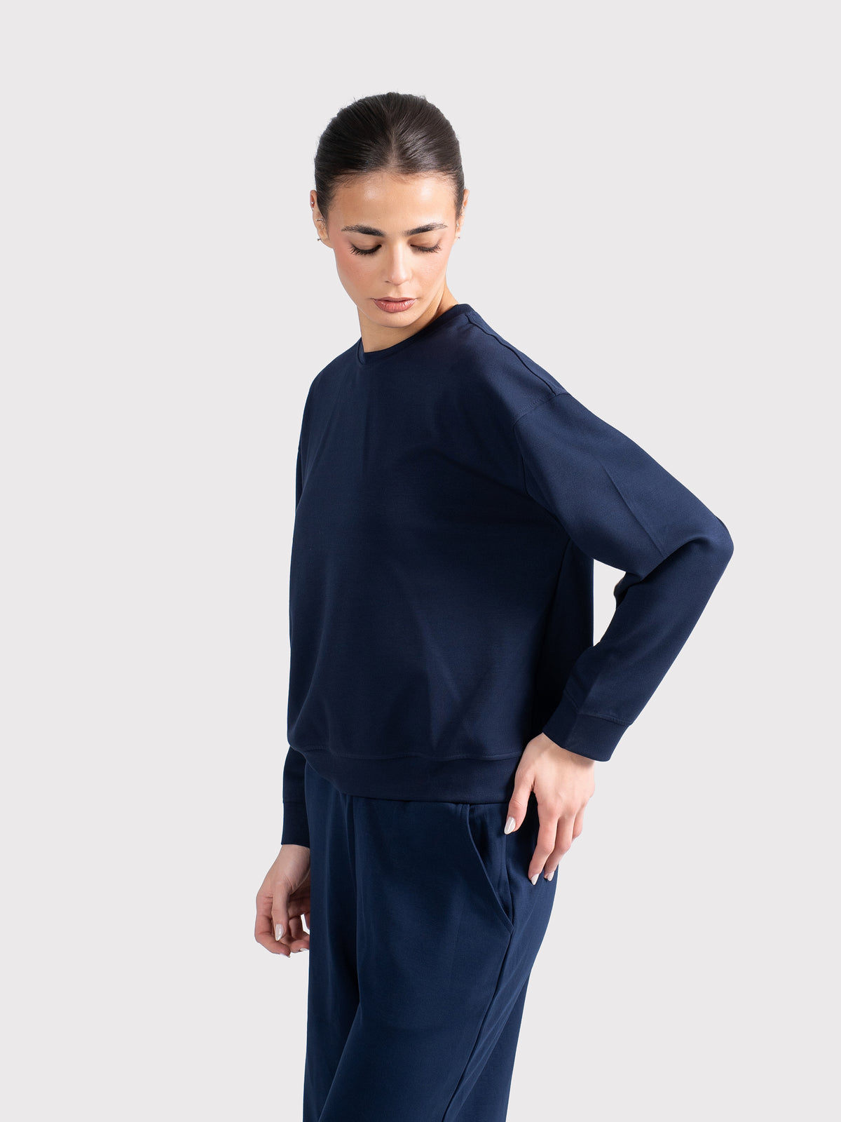 BREATHABLE CREWNECK NAVY