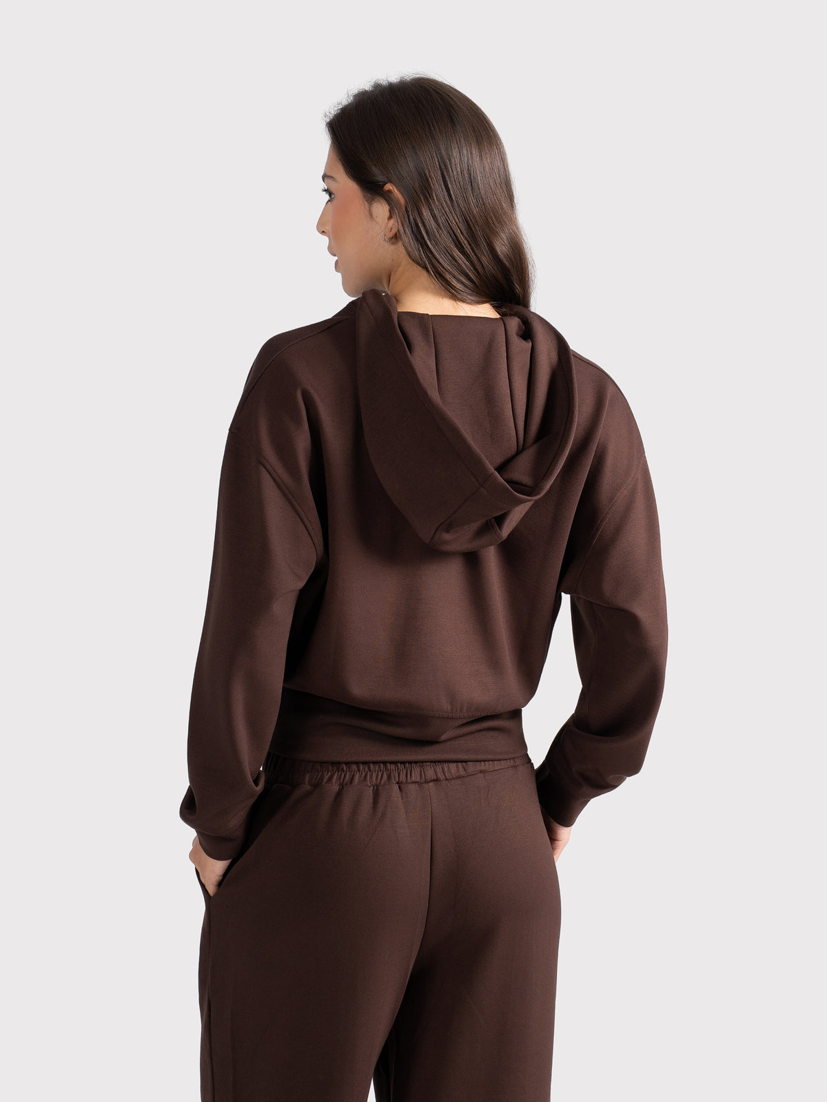 BREATHABLE ZIP-UP BROWN