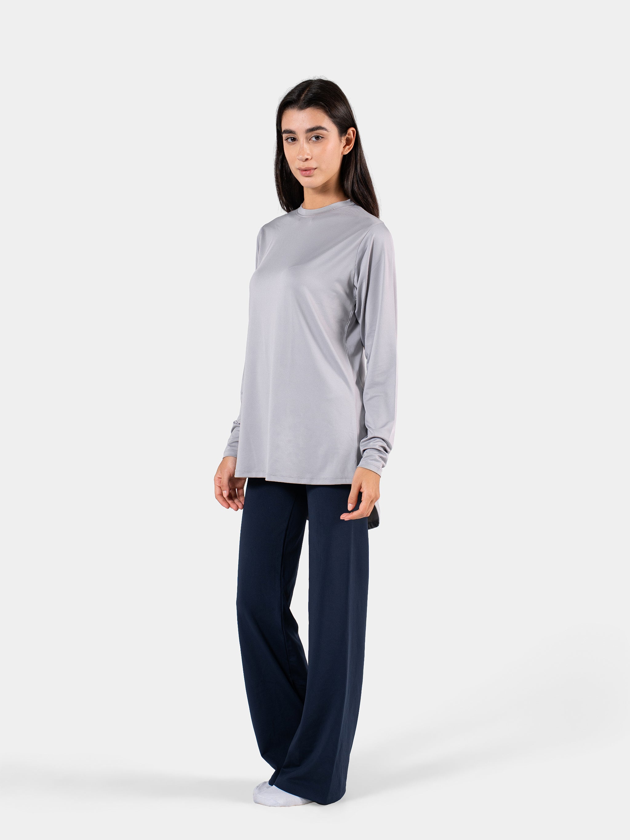MOVE LOOSE LONG SLEEVE TOP LIGHT-GREY 3