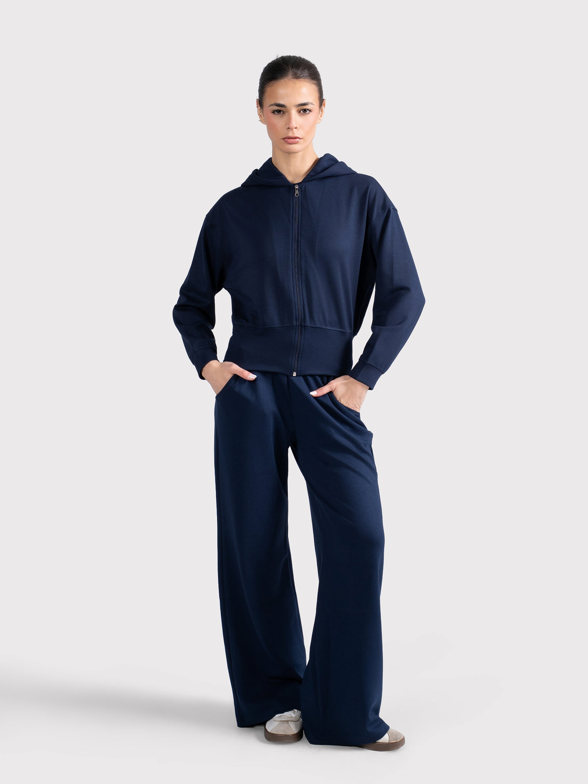 BREATHABLE ZIP-UP NAVY
