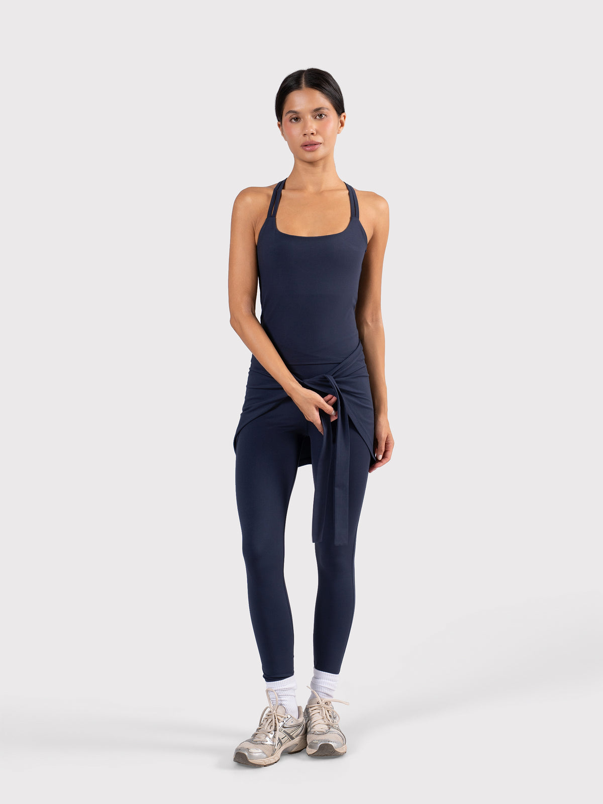 MOVE CROSSED BACK TANK NAVY