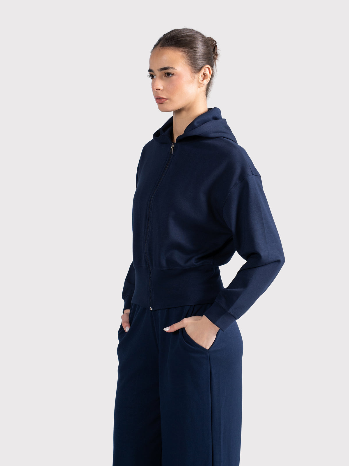 BREATHABLE ZIP-UP NAVY