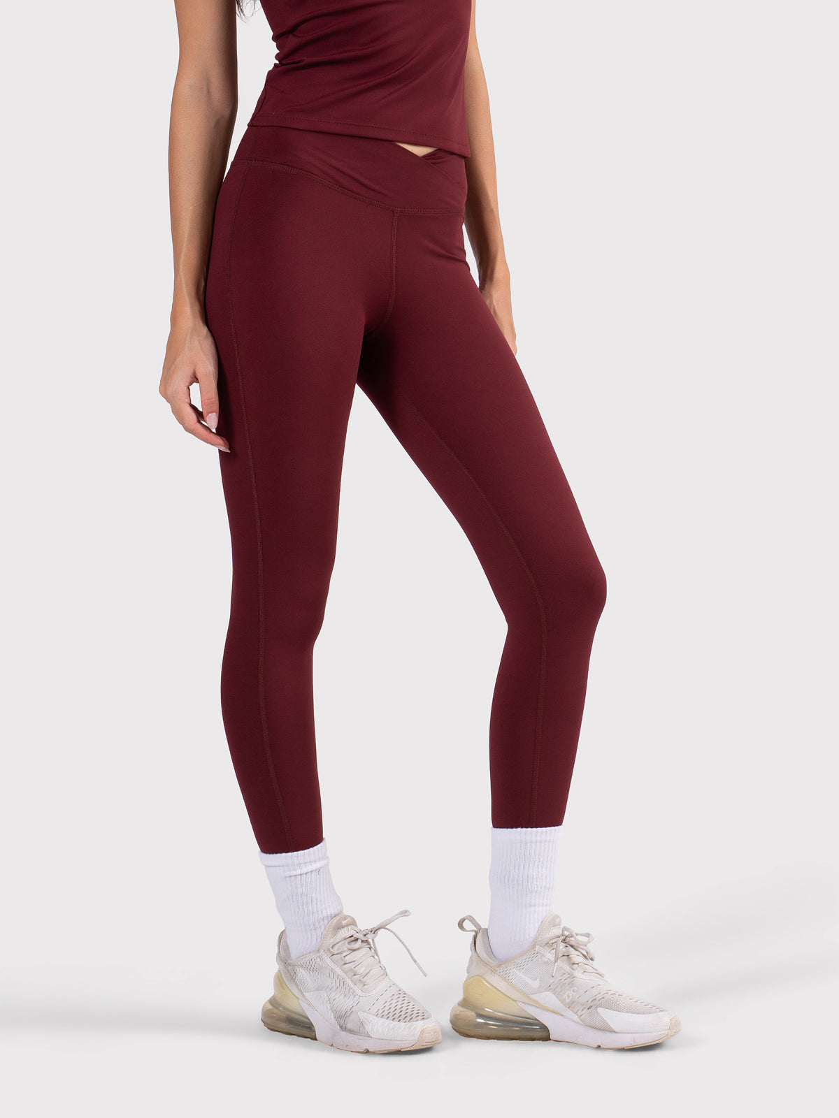 MOVE CROSSOVER LEGGINGS BURGUNDY
