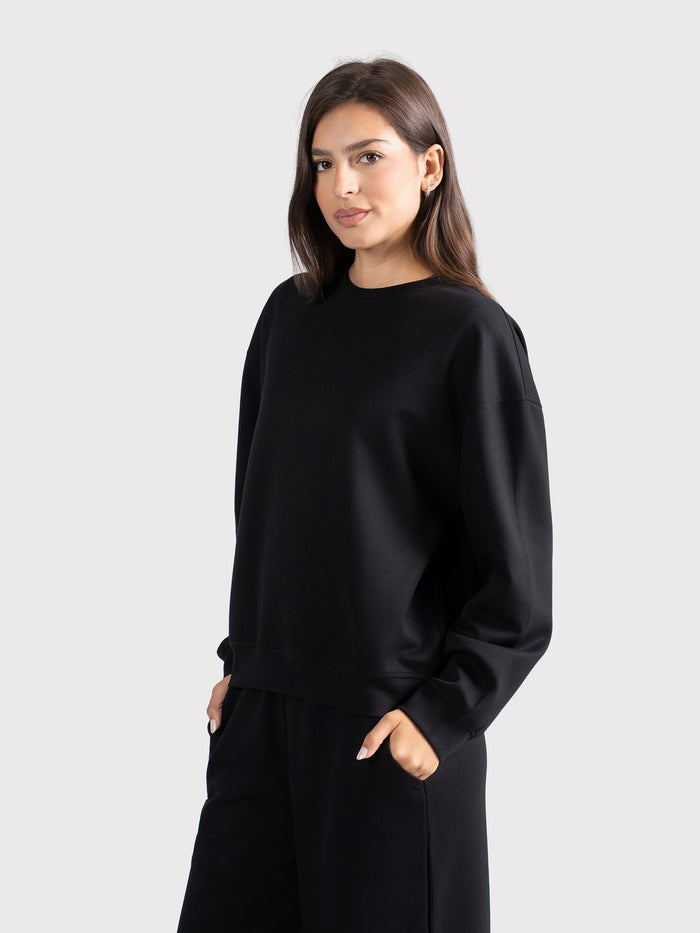 BREATHABLE CREWNECK BLACK