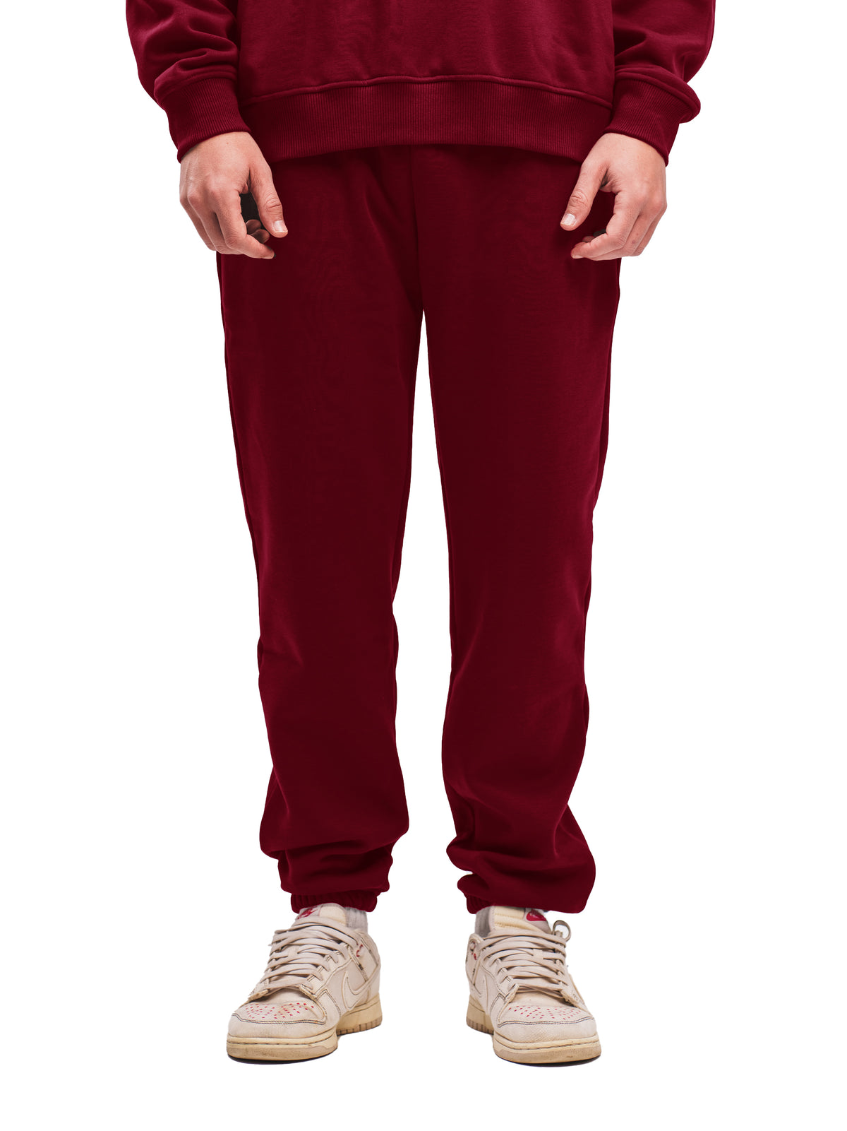 ELASTIC HEM SWEATPANTS