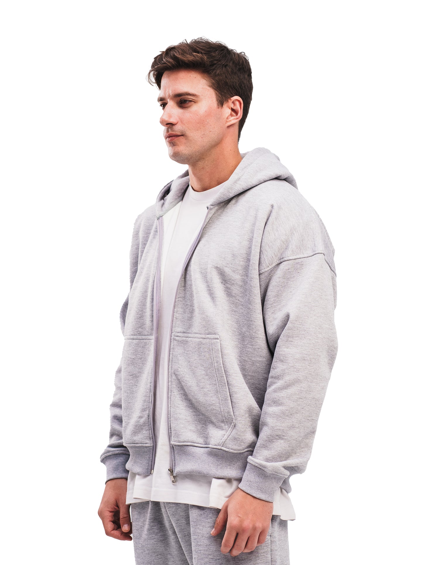 CLOUD GREY ZIP UP