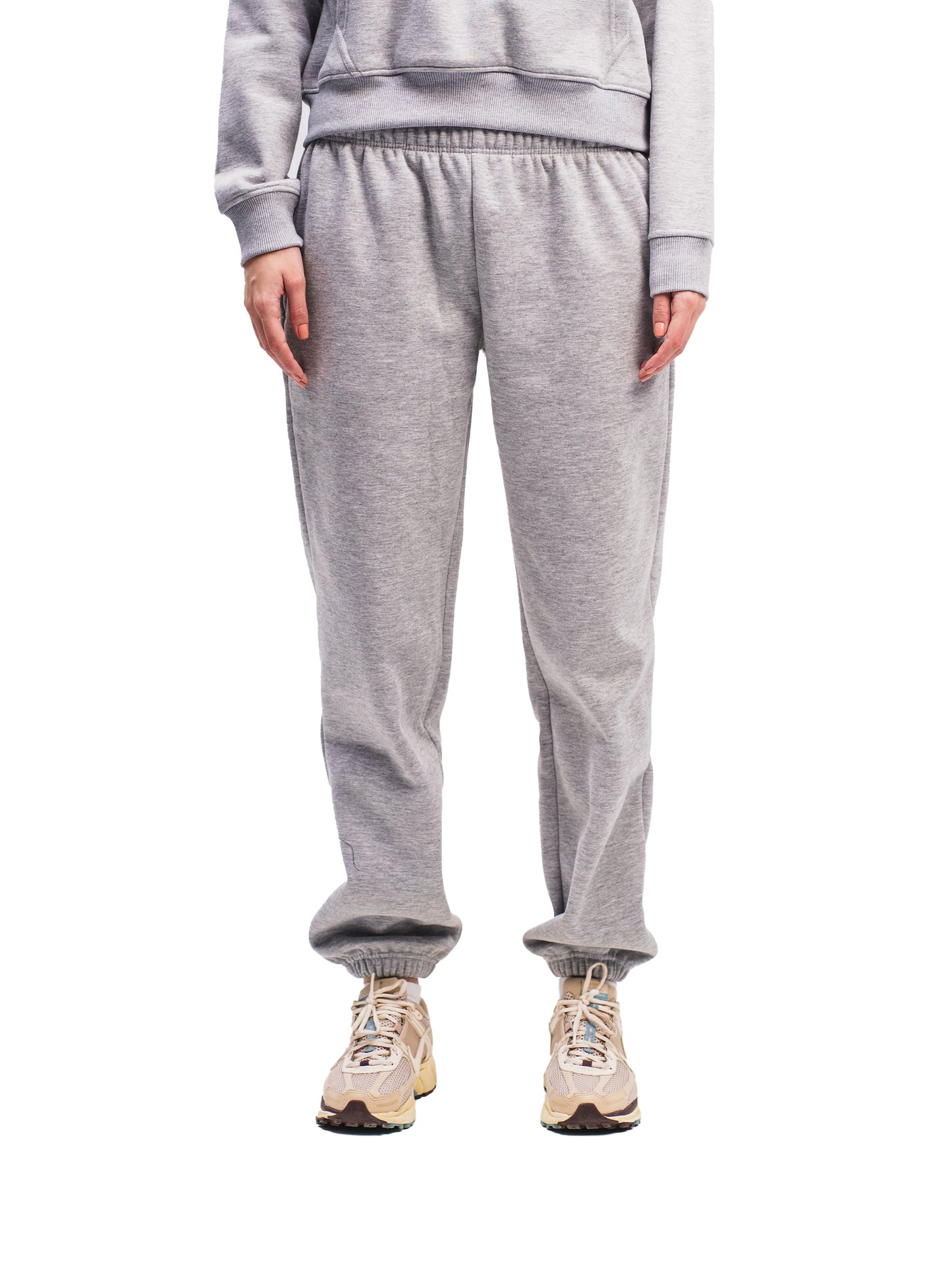 CLOUD GREY ELASTIC HEM SWEATPANTS