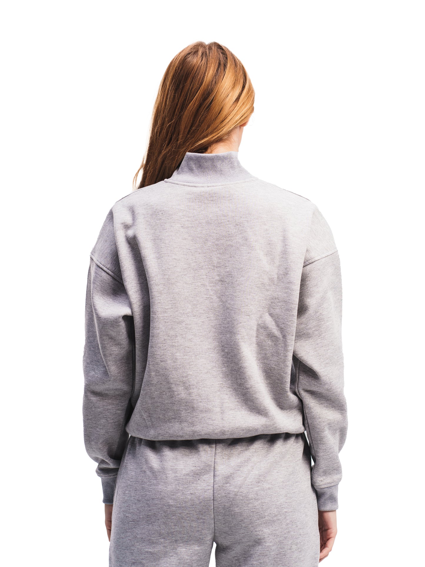 CLOUD GREY QUARTER ZIP