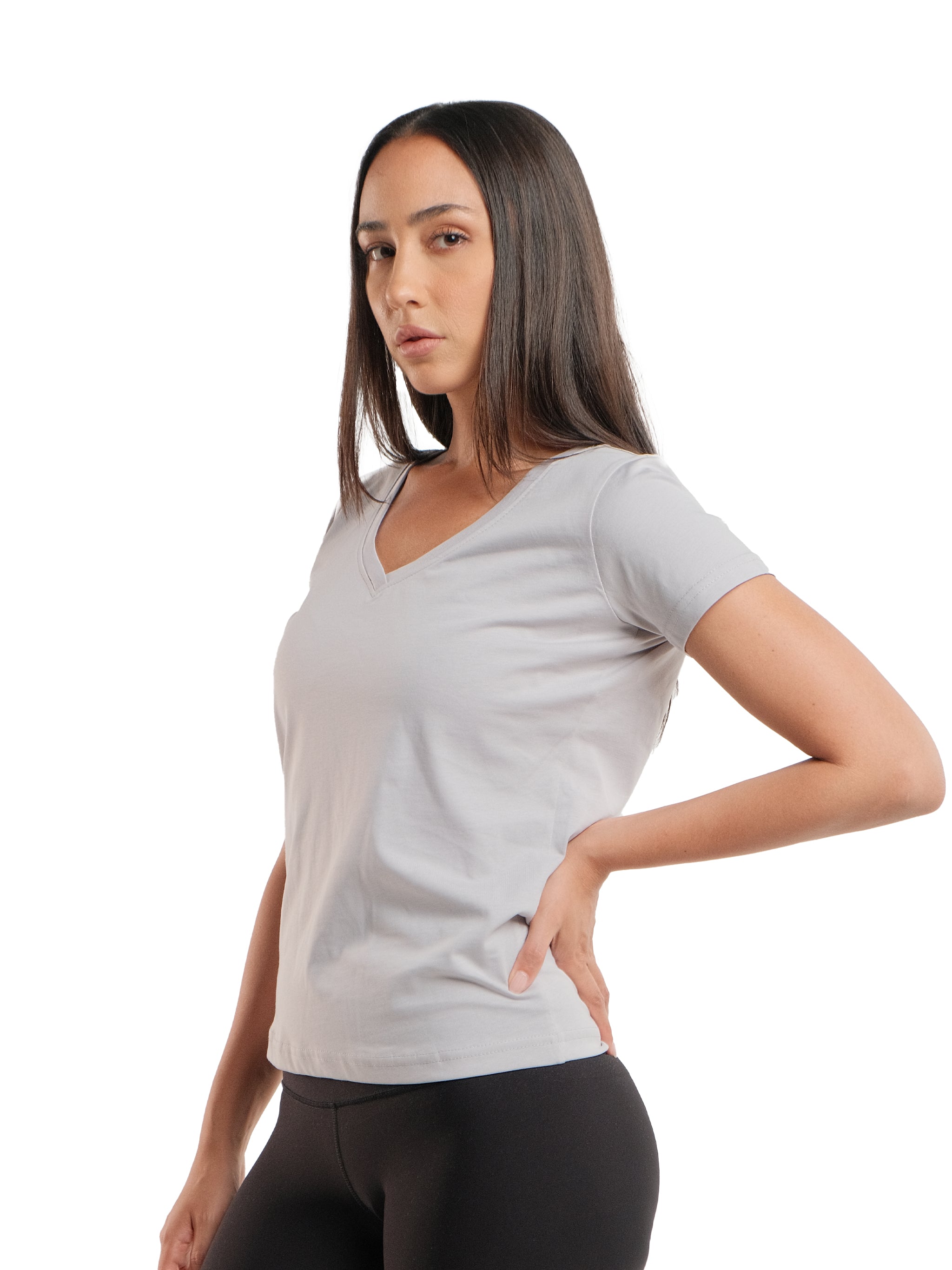 PLATINUM RELAXED FIT V-NECK TEE