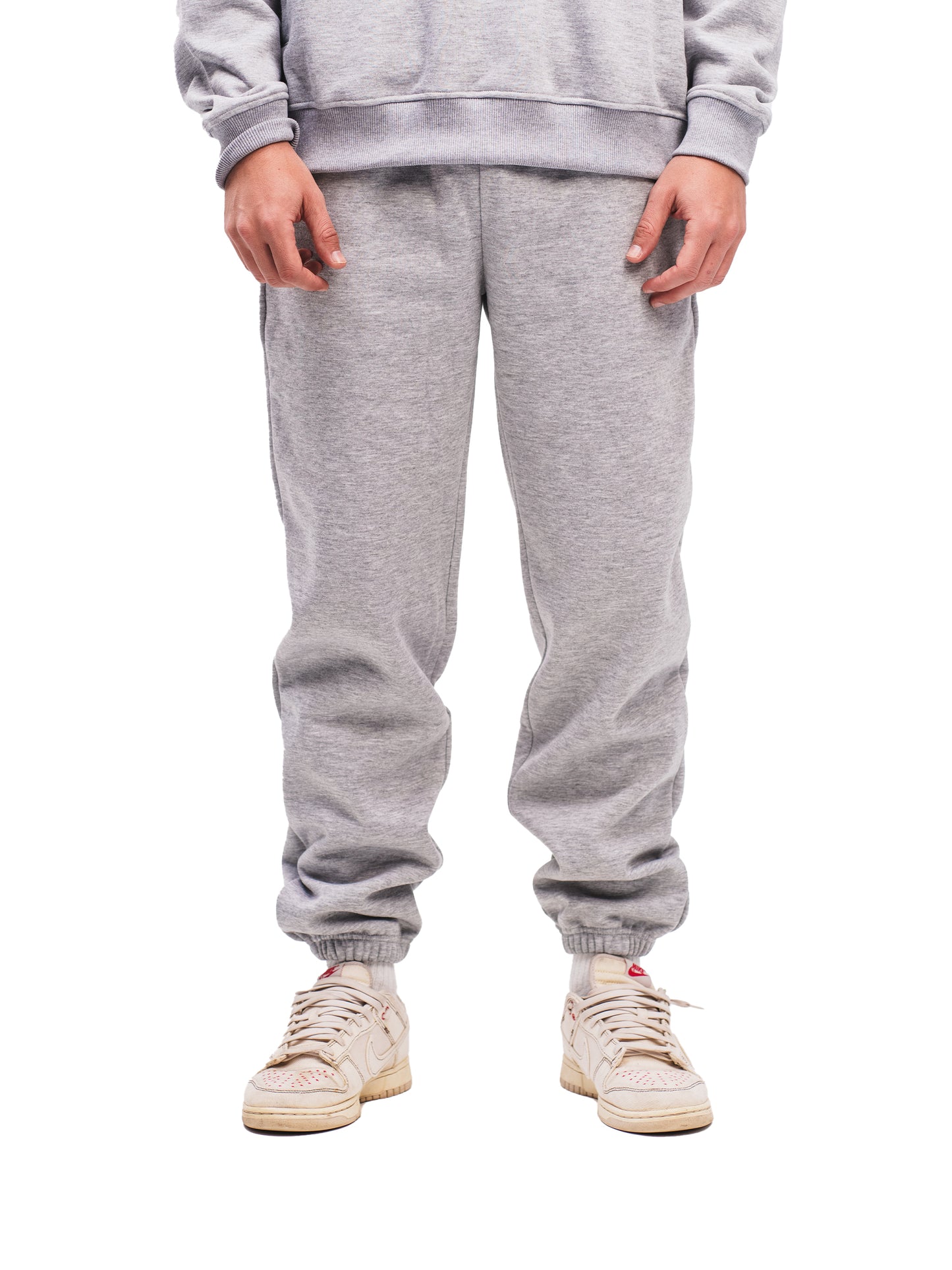 CLOUD GREY ELASTIC HEM SWEATPANTS