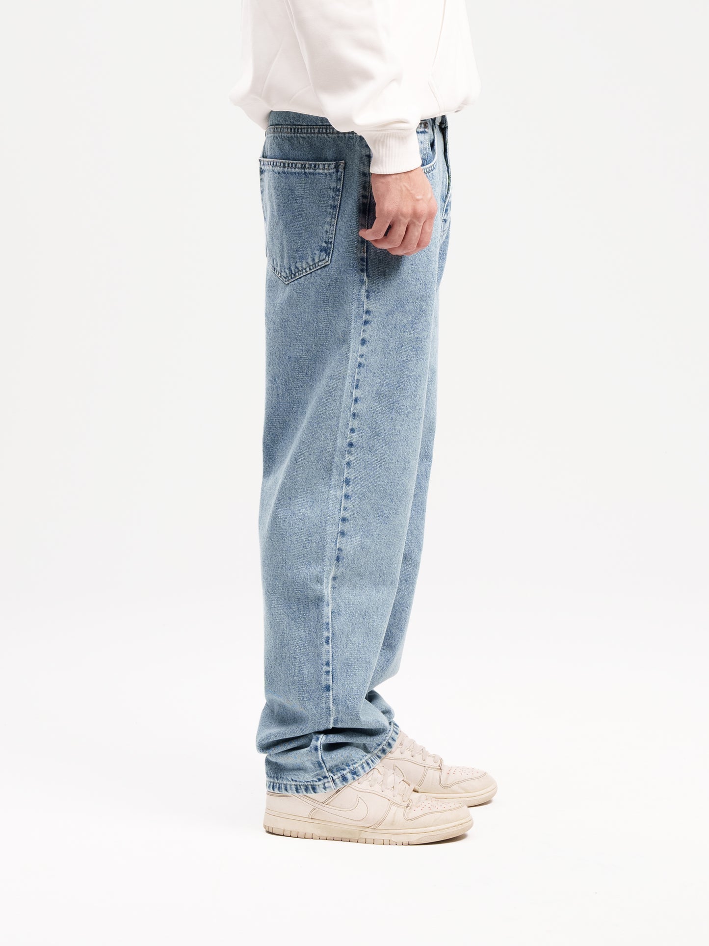 LIGHT BLUE BAGGY MEN'S JEANS