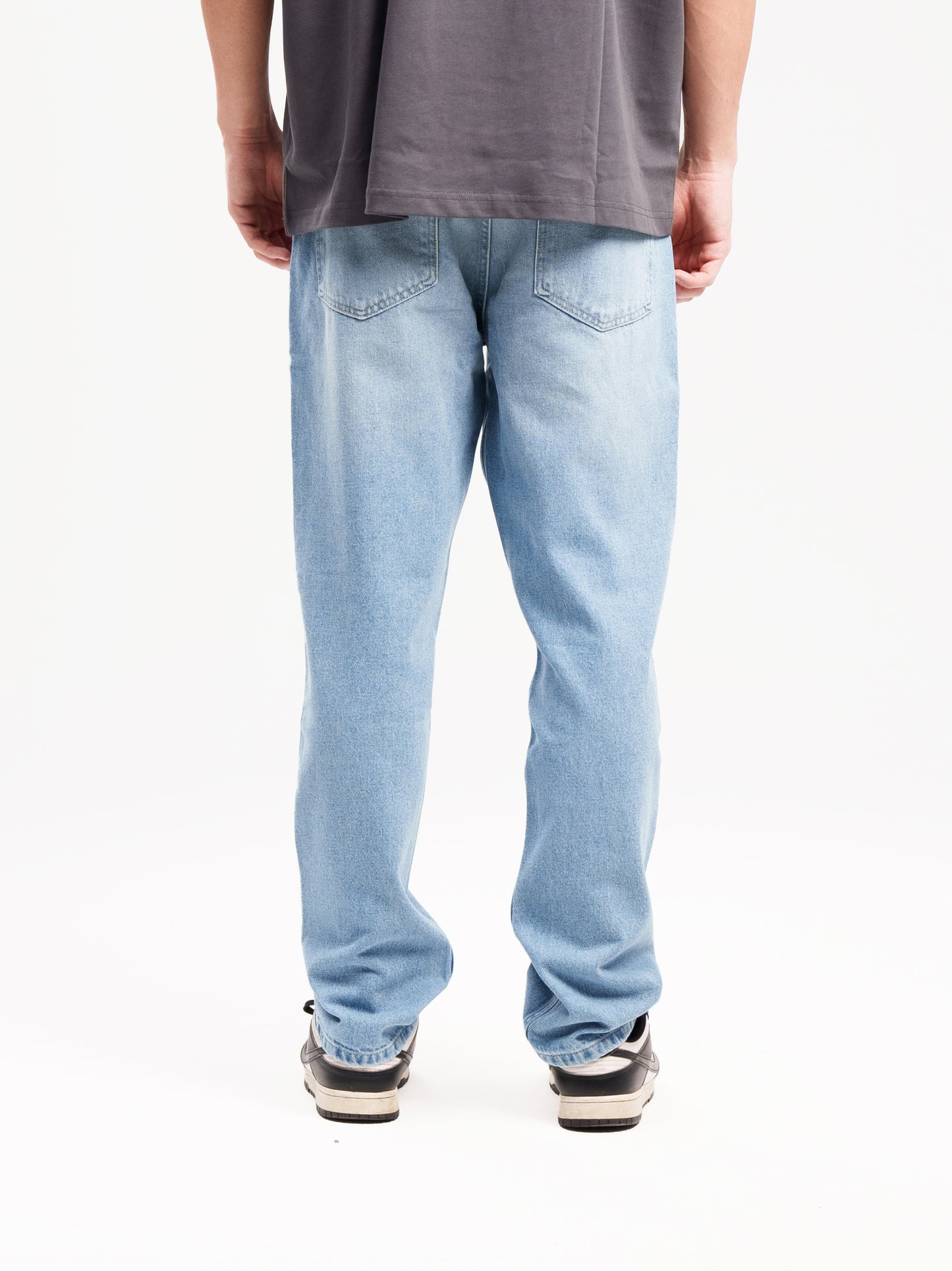 LIGHT BLUE STRAIGHT MEN'S JEANS