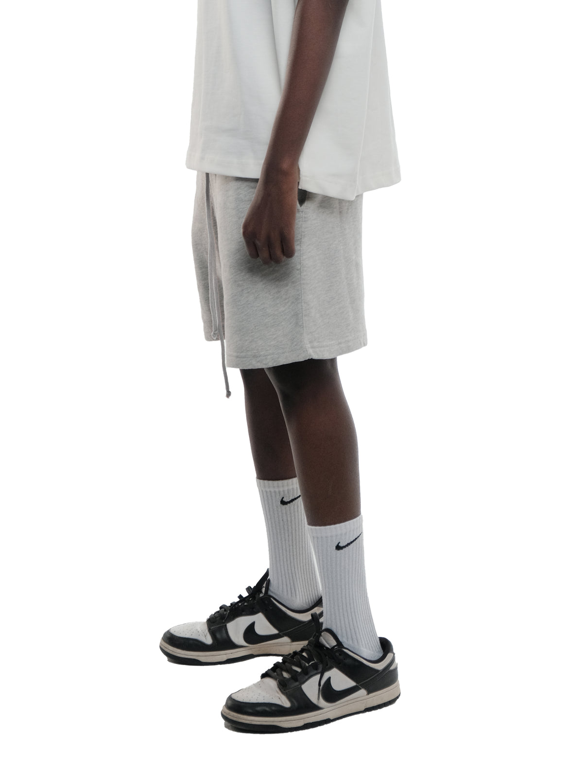 LIGHT GREY MEN'S SHORTS