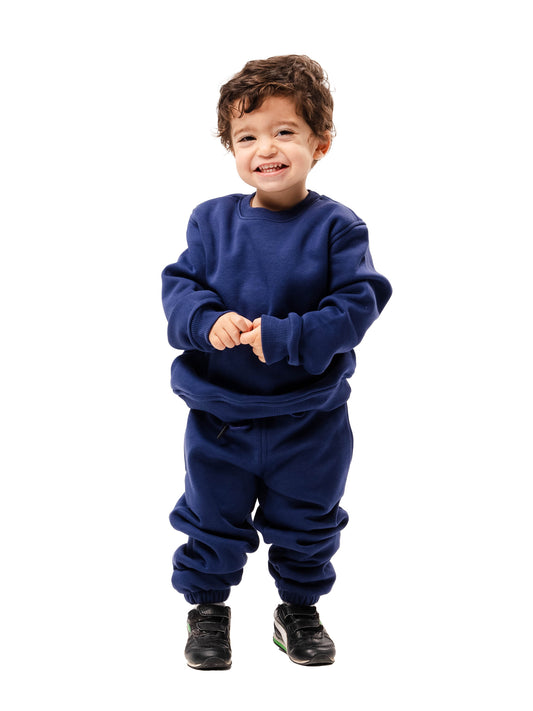 NAVY KIDS CREWNECK