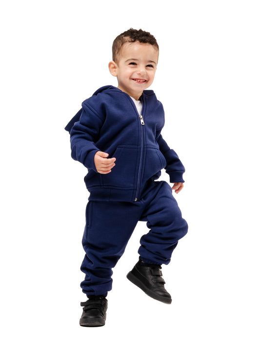 NAVY KIDS ZIP UP