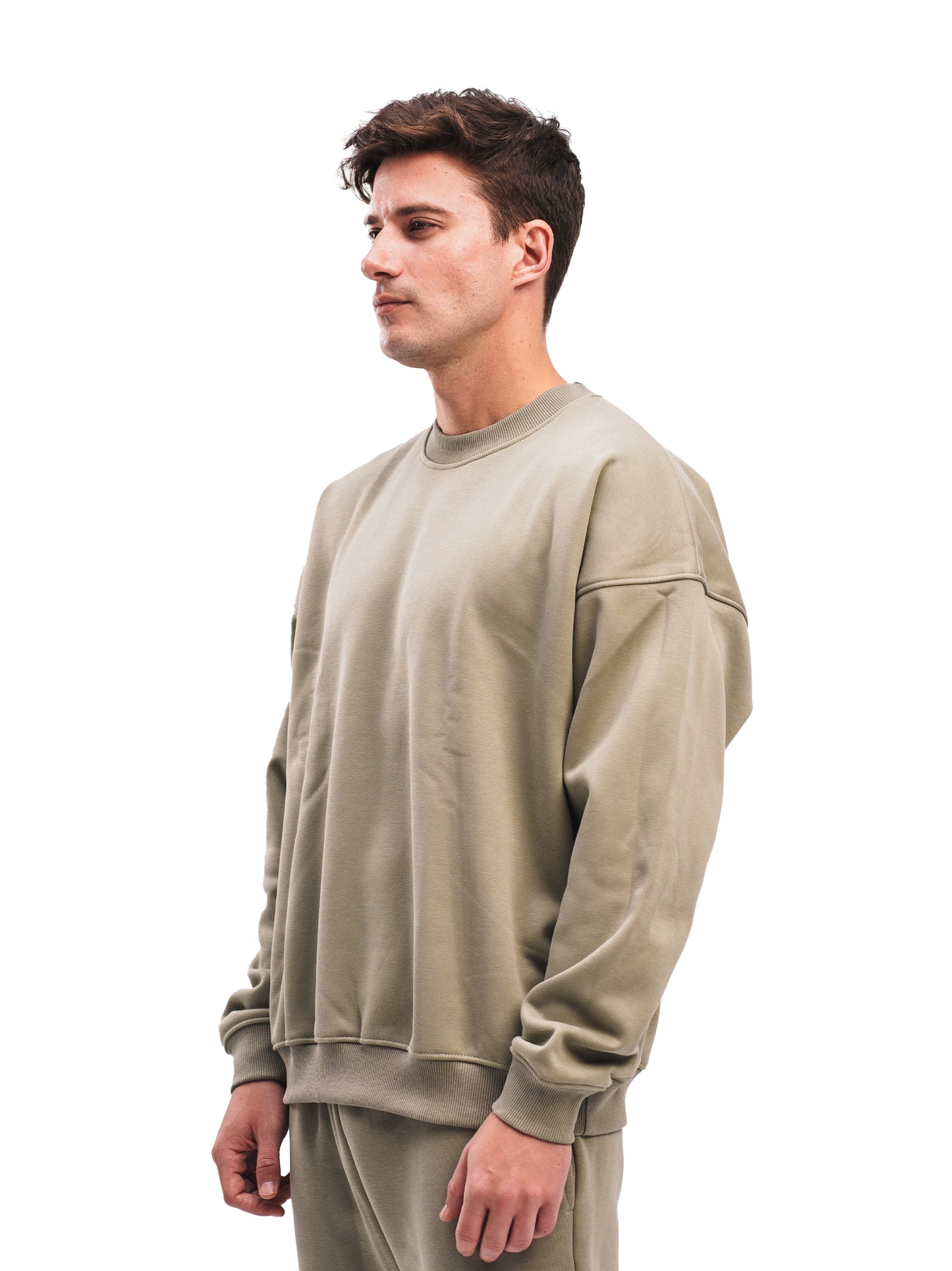 OLIVE GREEN CREWNECK