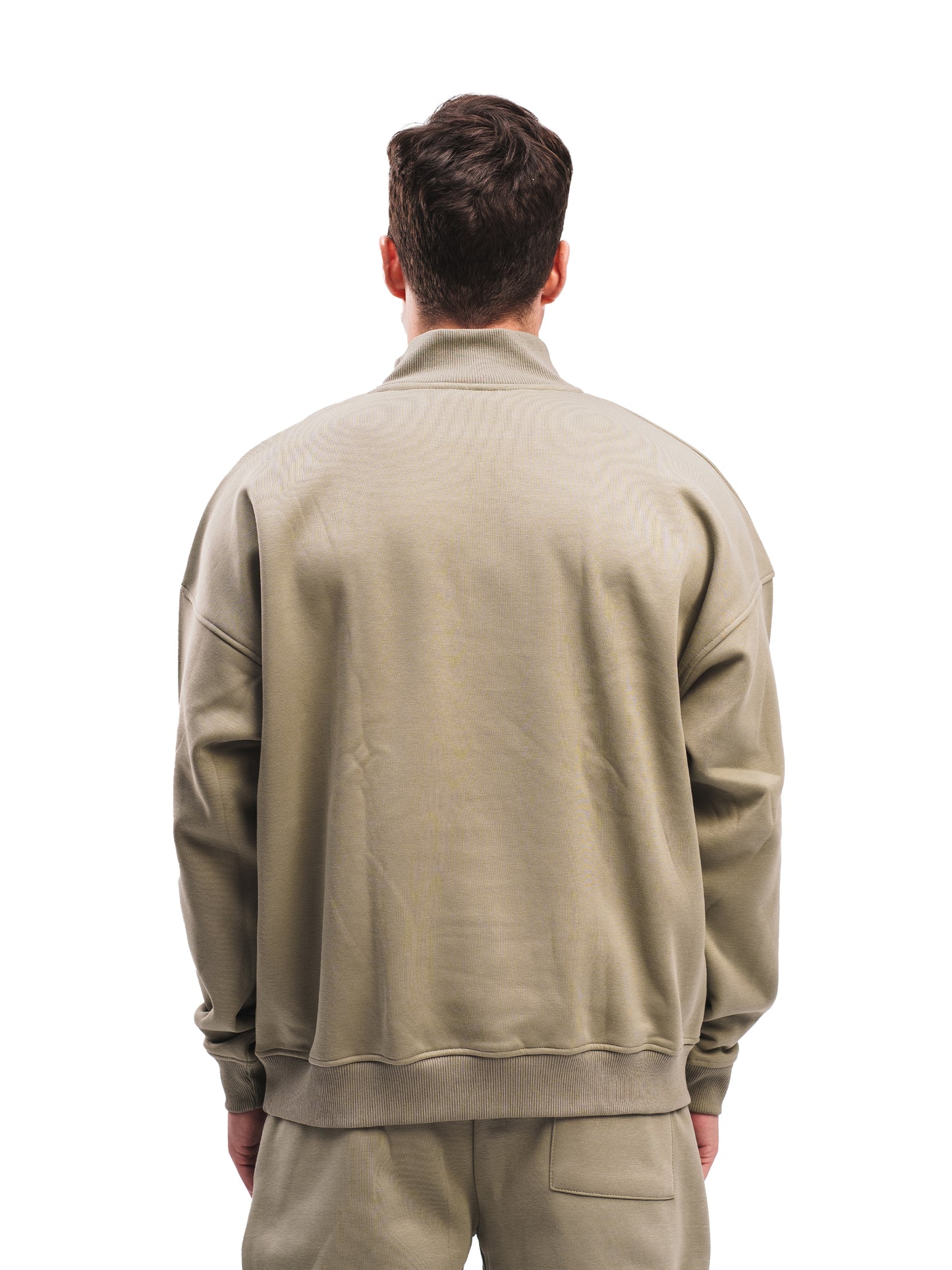 OLIVE GREEN QUARTER ZIP