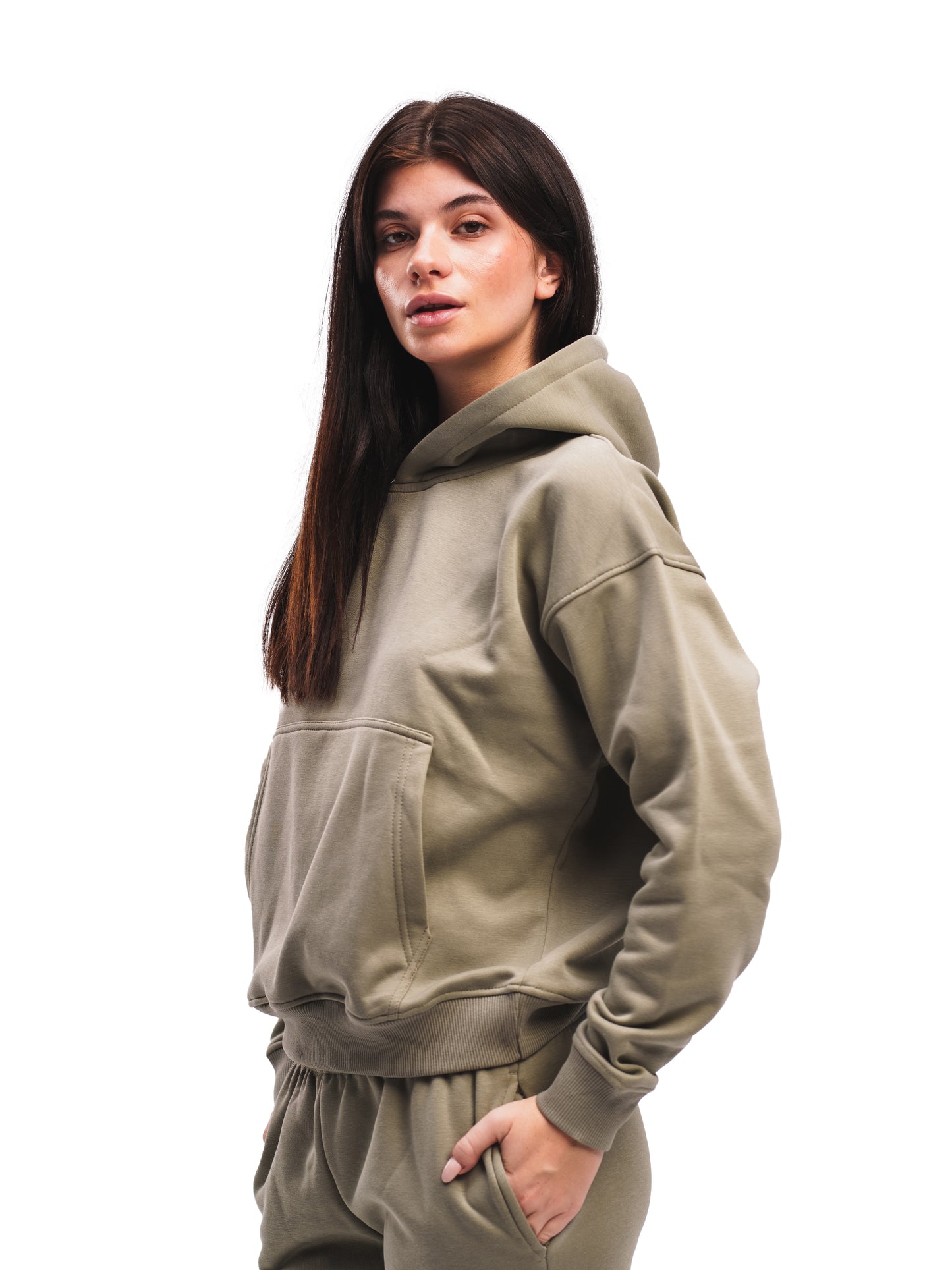 OLIVE GREEN HOODIE